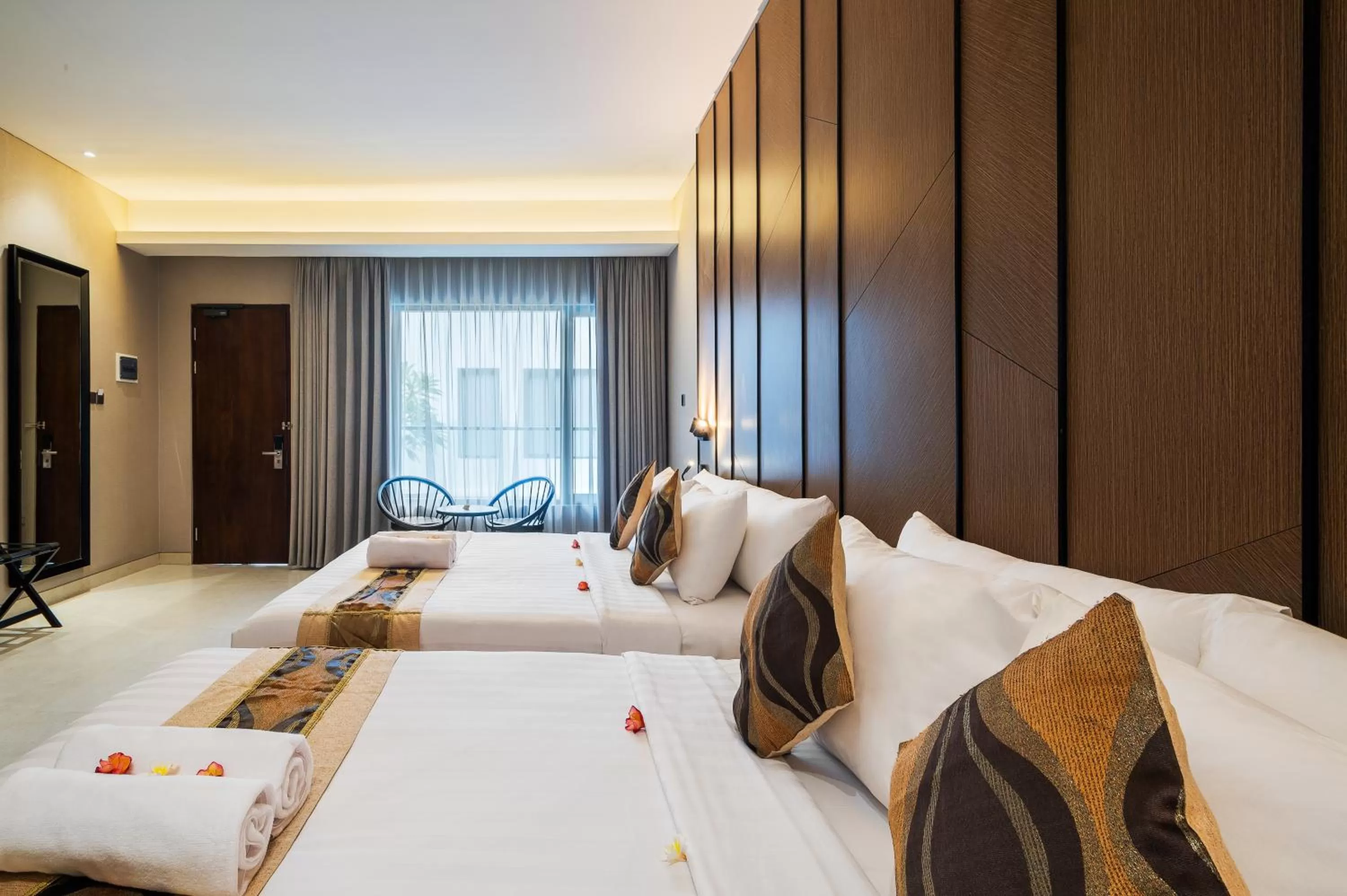 Bed in Padmasari Resort Lovina