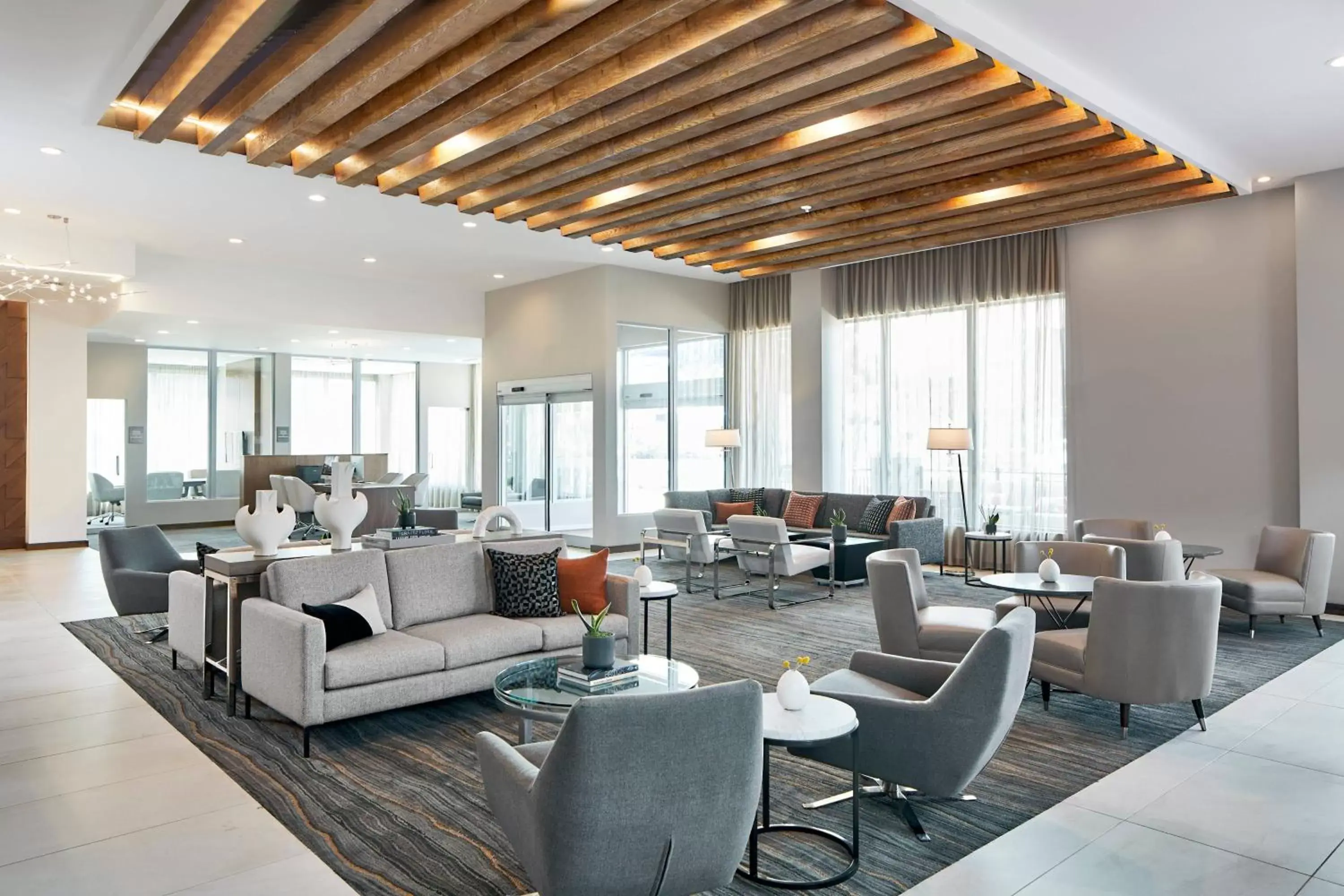 Lobby or reception, Seating Area in AC Hotel by Marriott Tuscaloosa Downtown