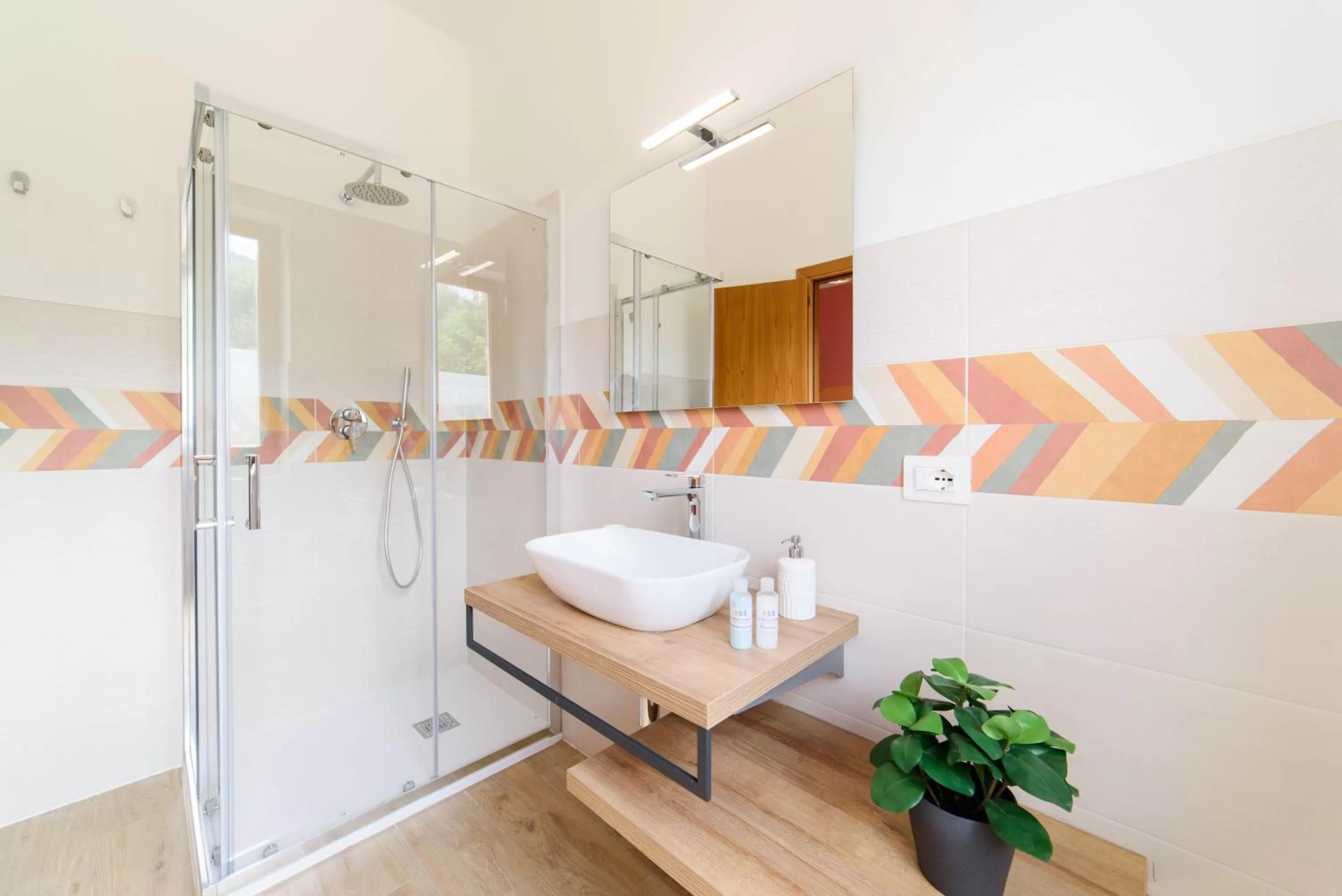 Shower in B&B Albachiara Casa di Campagna