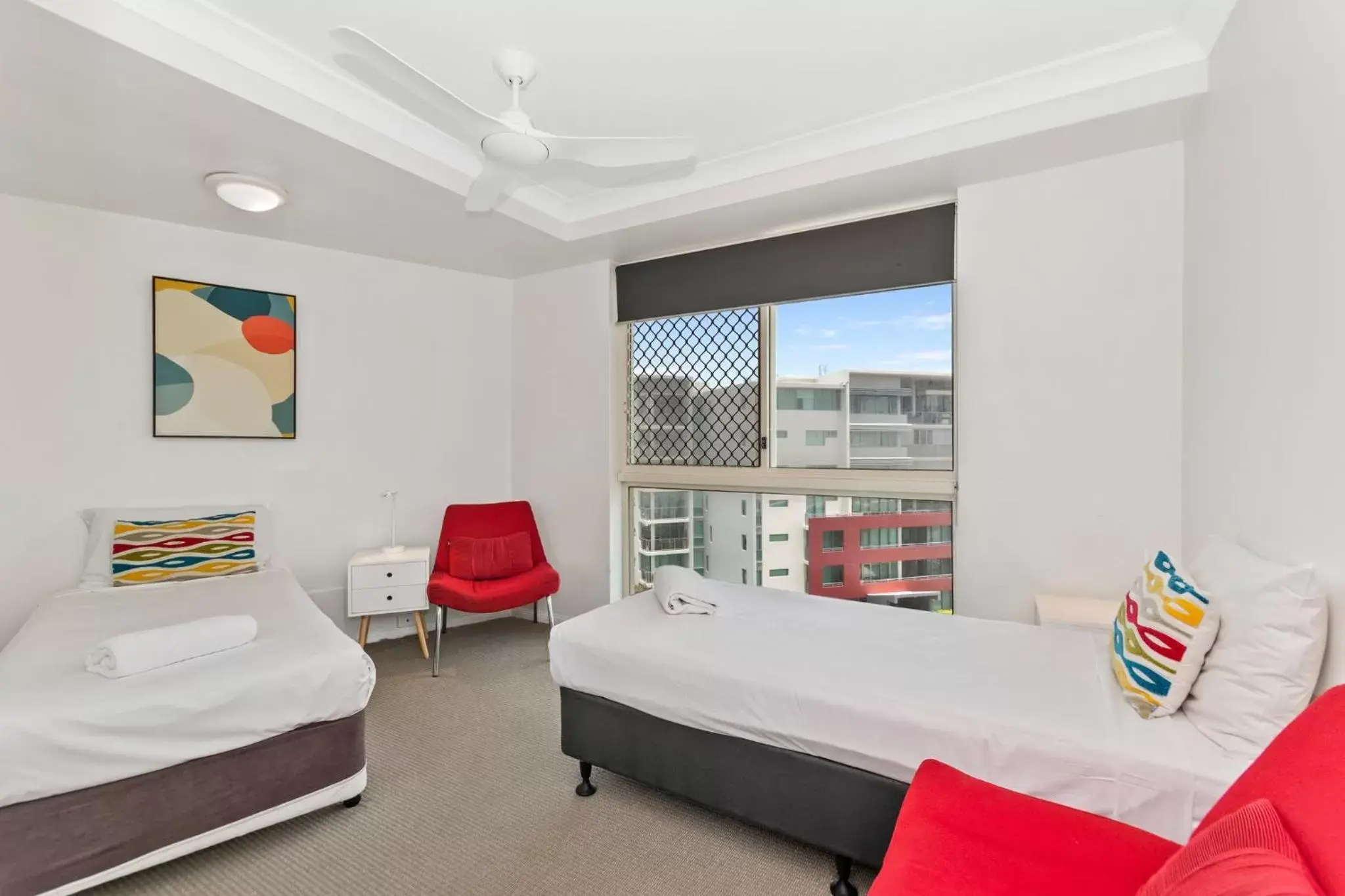 Bedroom, Bed in Mariners North Holiday Apartments