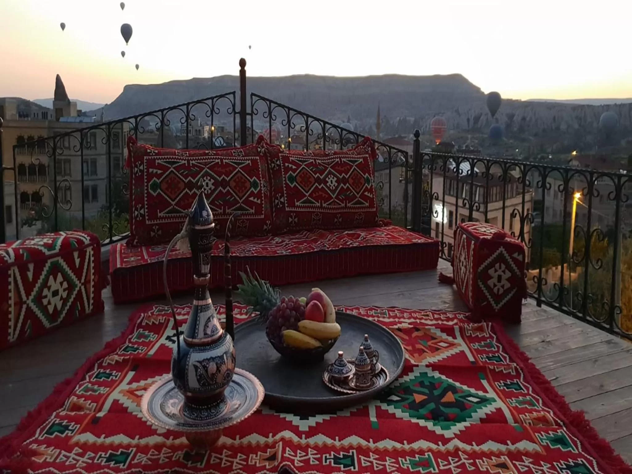Balcony/Terrace in Milat Cave Hotel