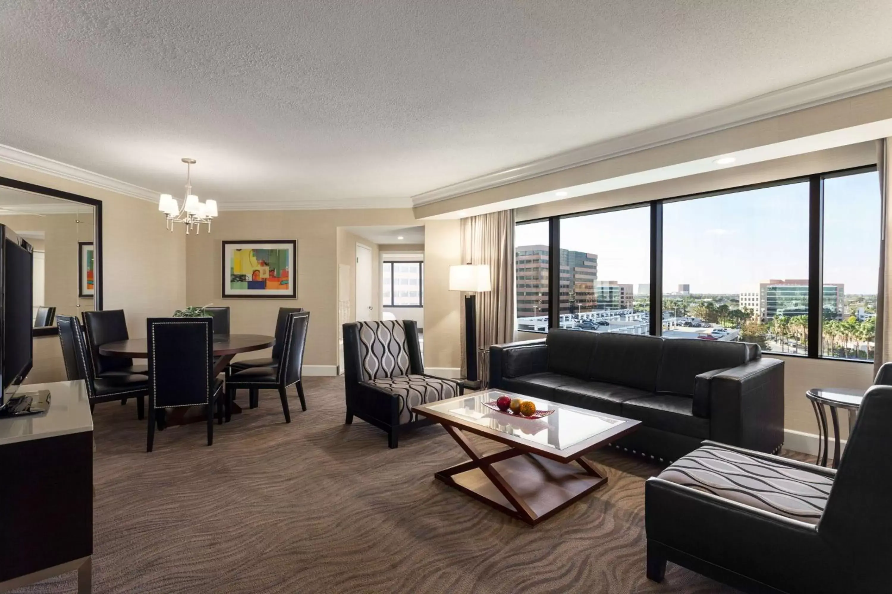 Living room in Embassy Suites by Hilton Irvine Orange County Airport