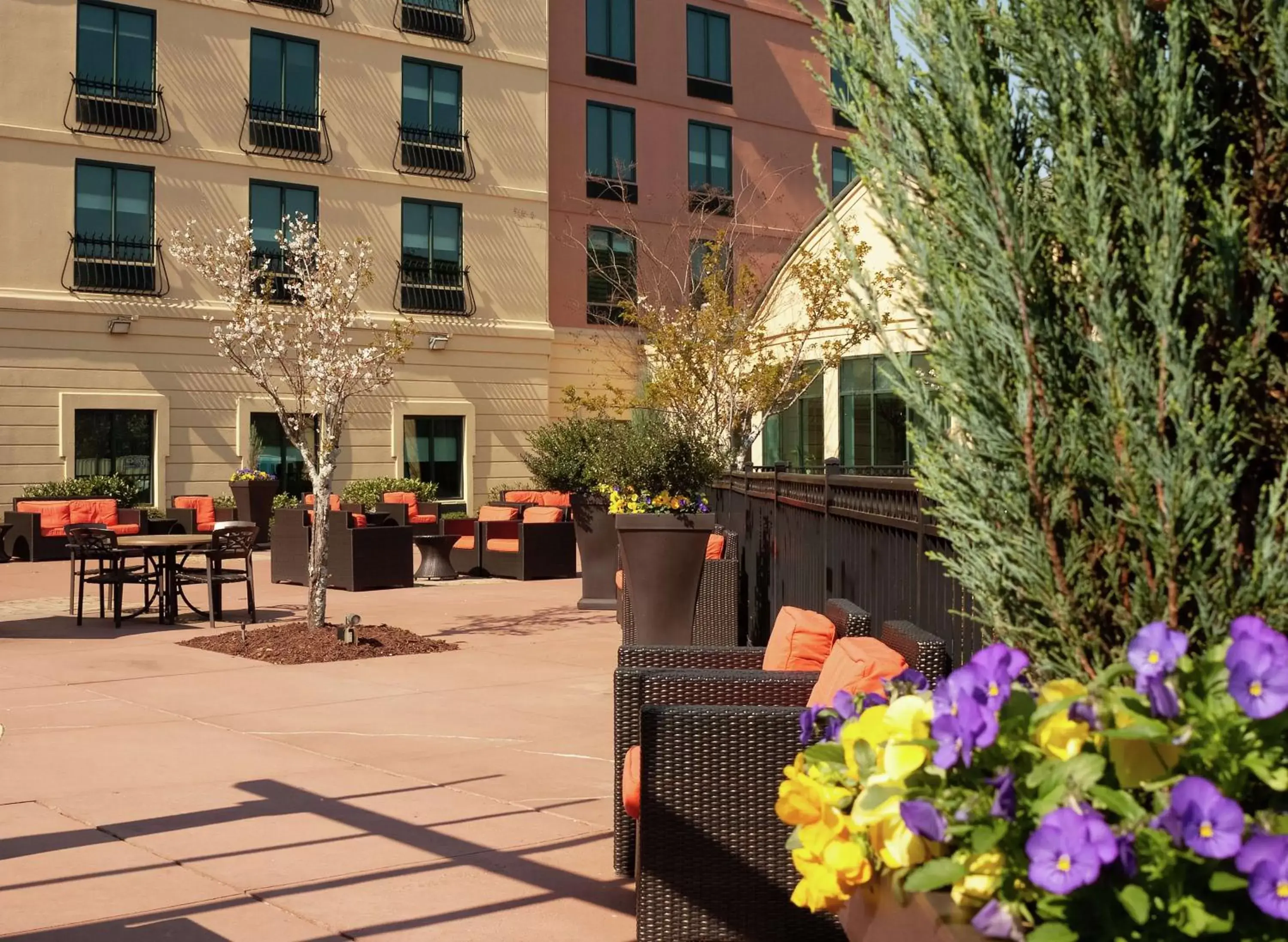 Patio in Hilton Garden Inn Atlanta Airport/Millenium Center