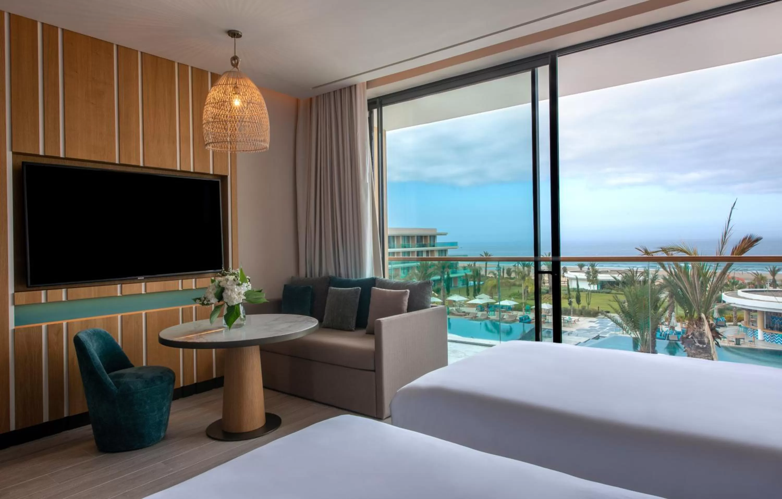 Communal lounge/ TV room, Bed in Hyatt Regency Taghazout