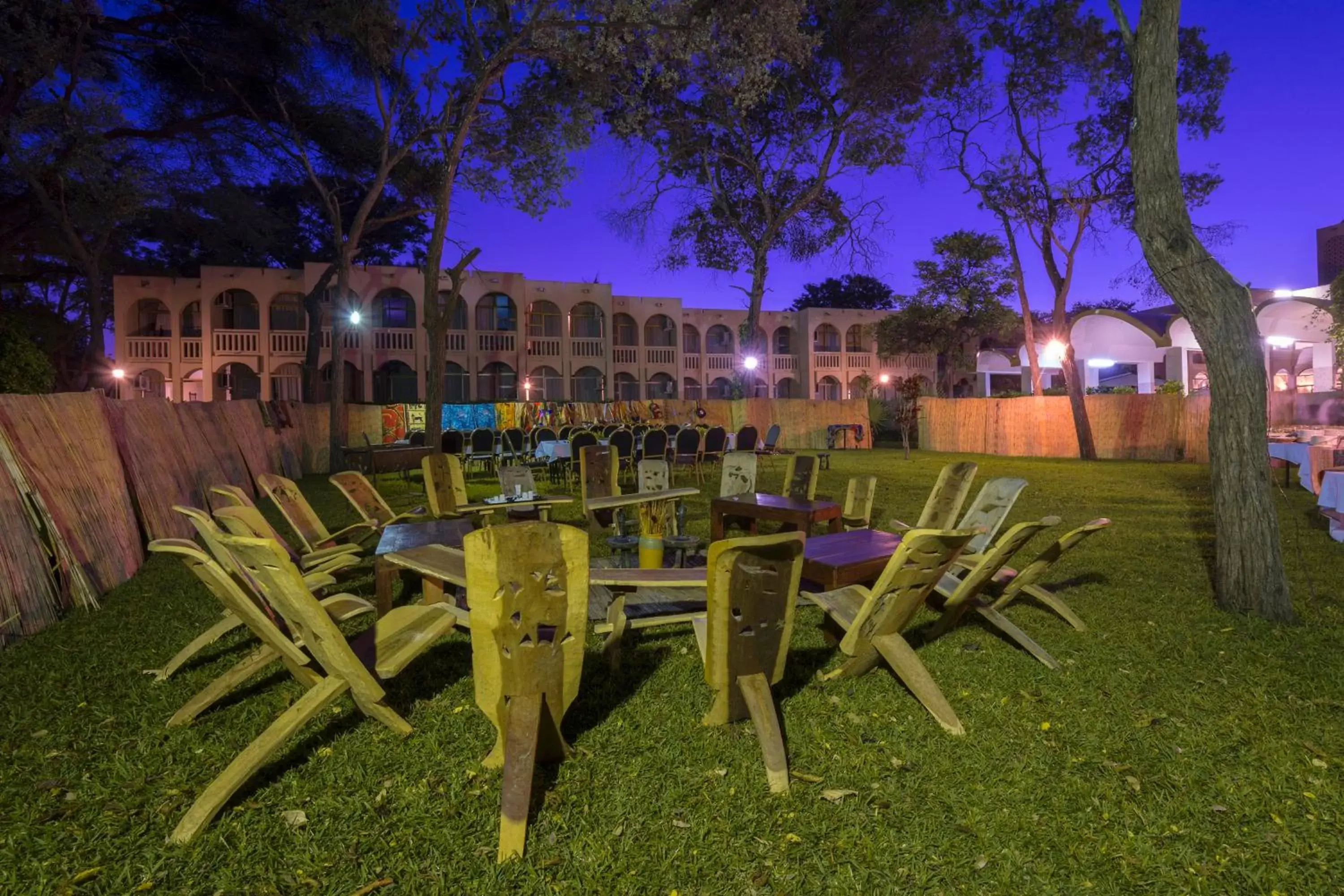 Banquet/Function facilities, Patio/Outdoor Area in Victoria Falls Rainbow Hotel