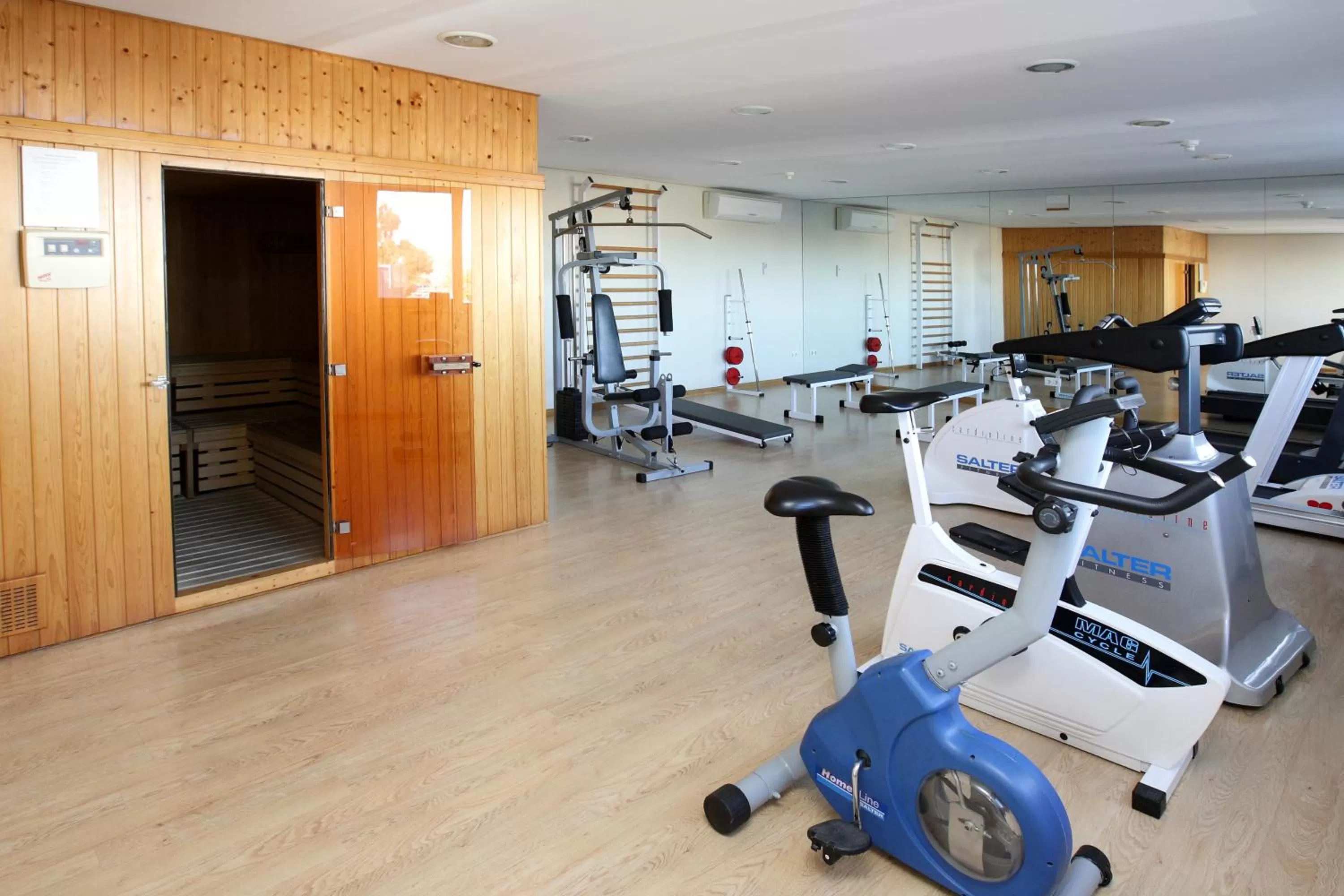 Fitness centre/facilities in Hotel Albufera