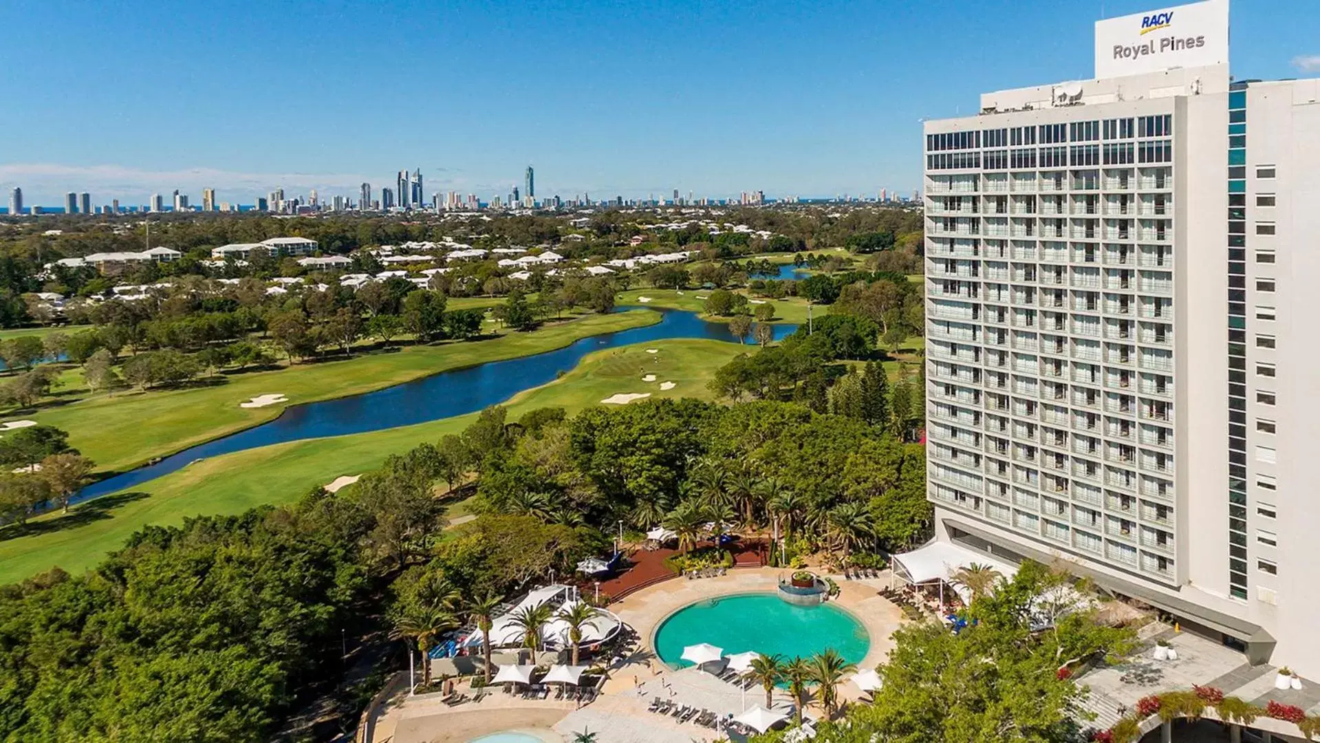 Bird's eye view in RACV Royal Pines Resort Gold Coast