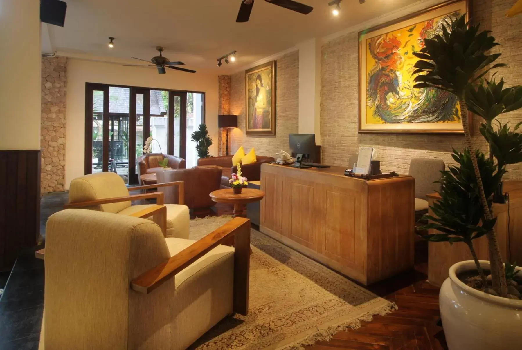 Lobby or reception in Sagara Villas and Suites Sanur by AHM Lobby or reception in Sagara Villas and Suites Sanur by AHM
