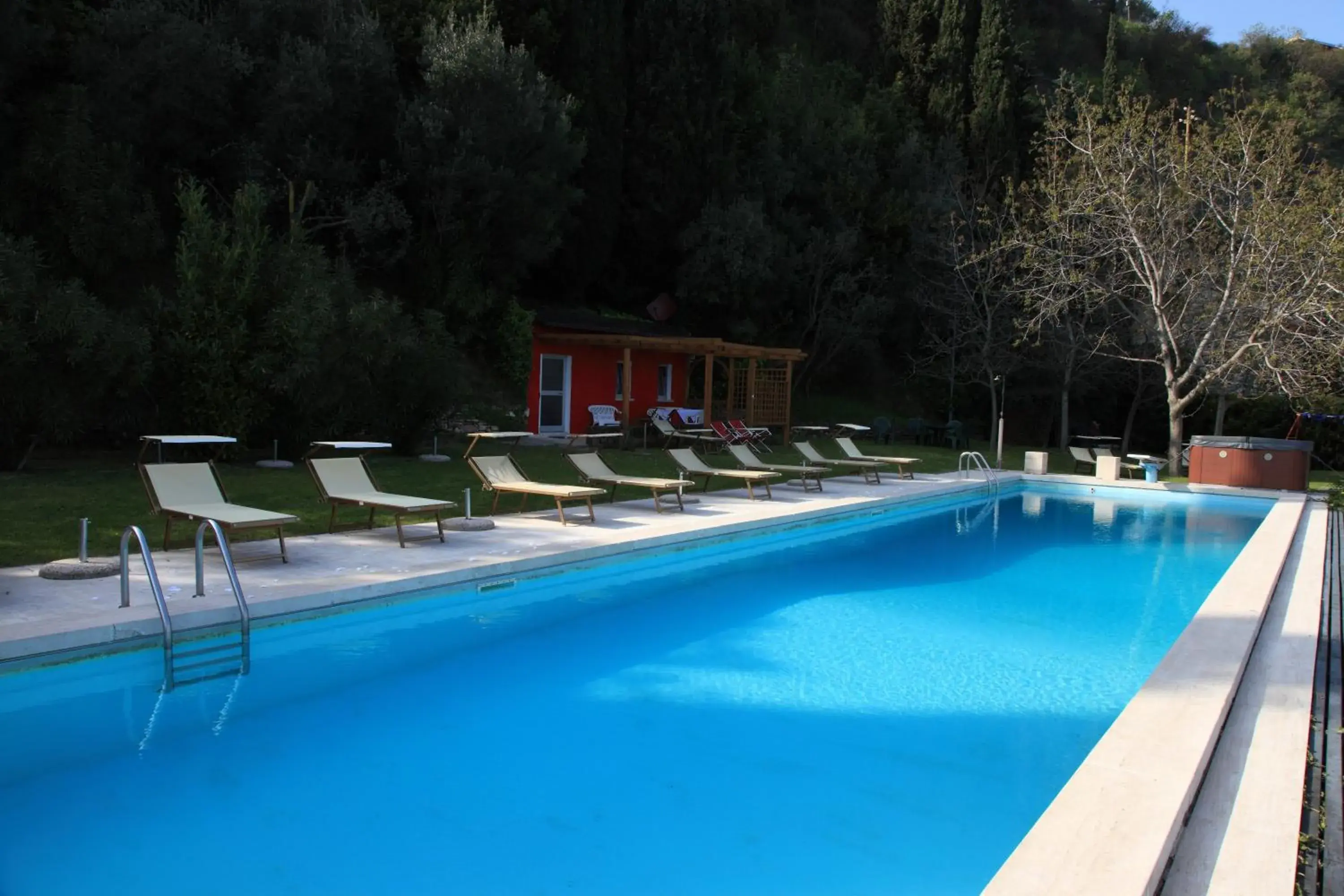 Spring, Swimming Pool in Villa Cappellina