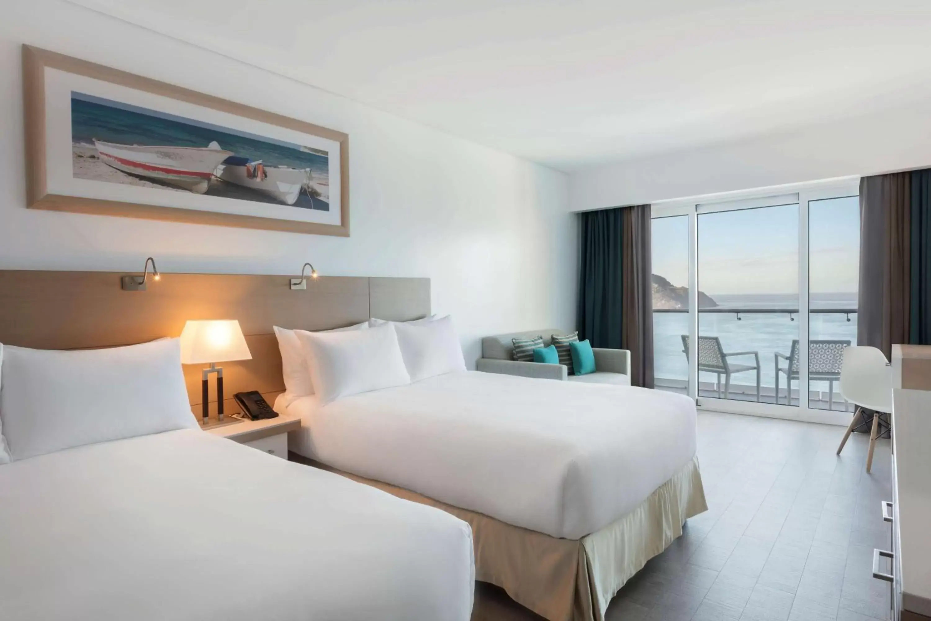 Living room, Bed in DoubleTree by Hilton Mazatlan, SIN Living room, Bed in DoubleTree by Hilton Mazatlan, SIN