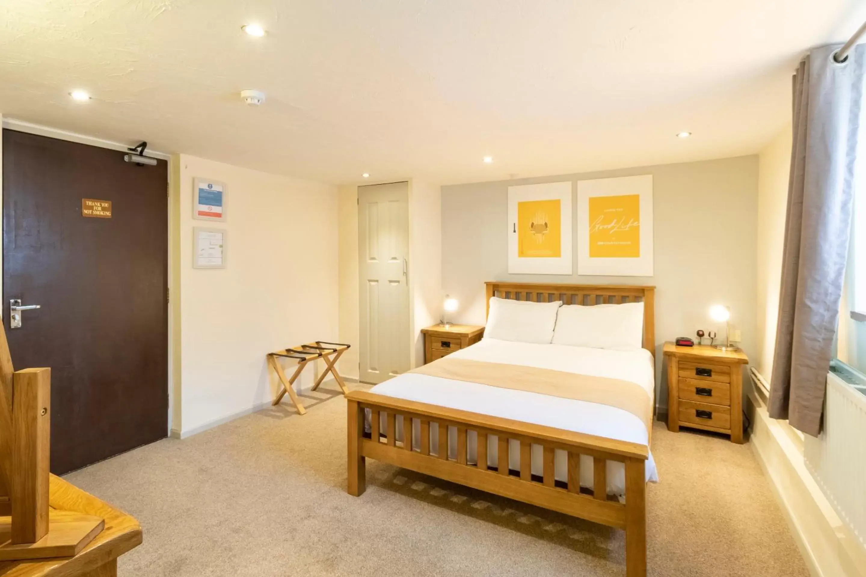 Bedroom, Bed in OYO Elm Farm Country House, Norwich Airport