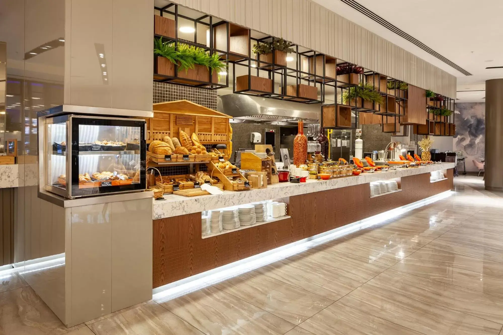 Buffet breakfast in Novotel Trabzon