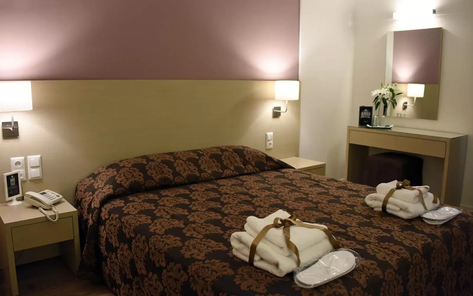 Bedroom, Bed in Dionisos Hotel