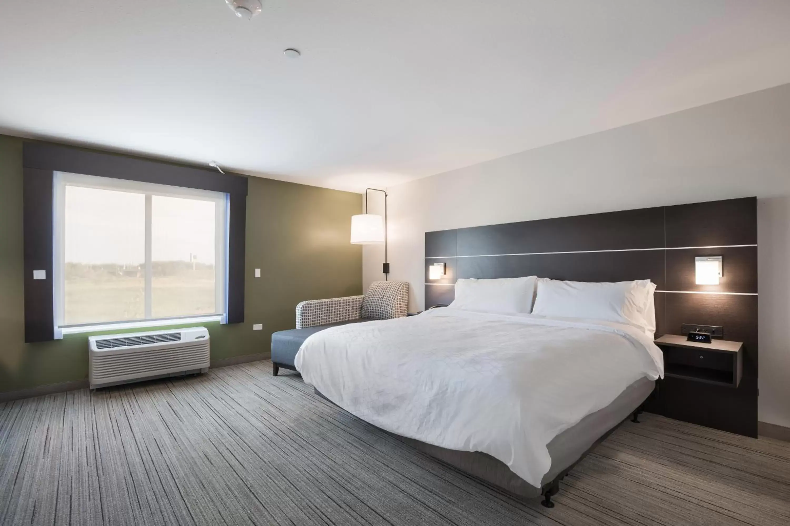 Bedroom, Bed in Holiday Inn Express & Suites Chicago - Hoffman Estates, an IHG Hotel
