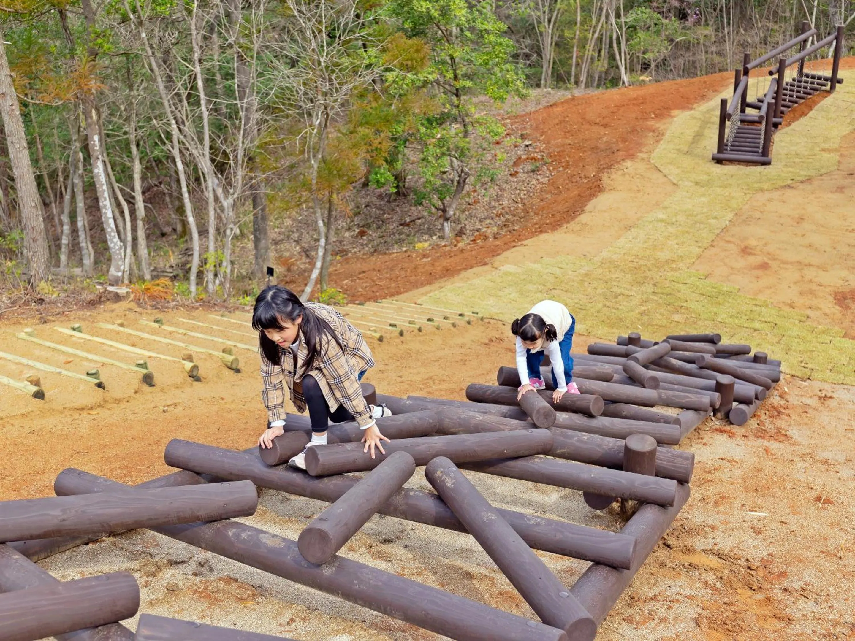 Children play ground in Matsue Forest Park