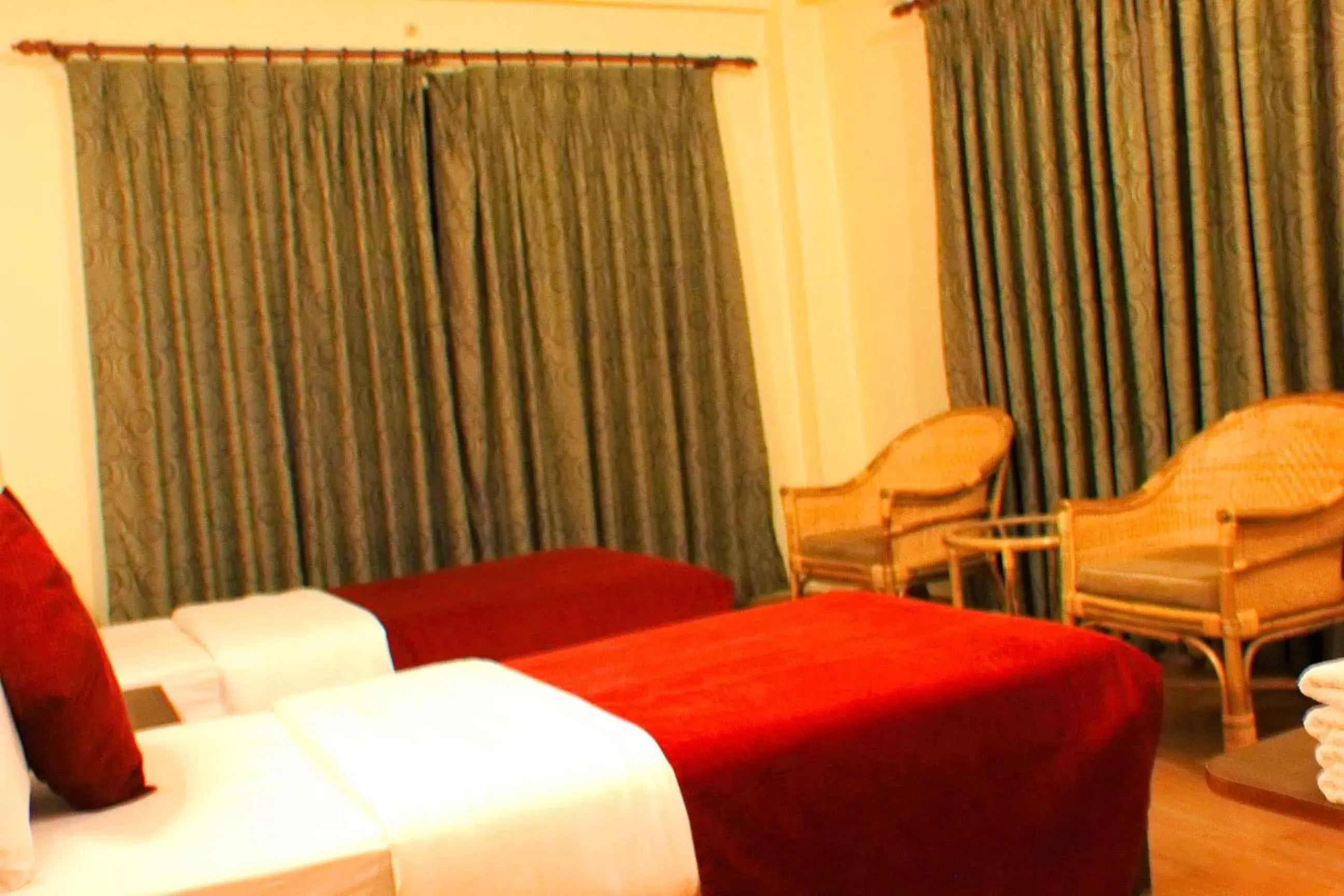 Decorative detail, Bed in Hotel Tara