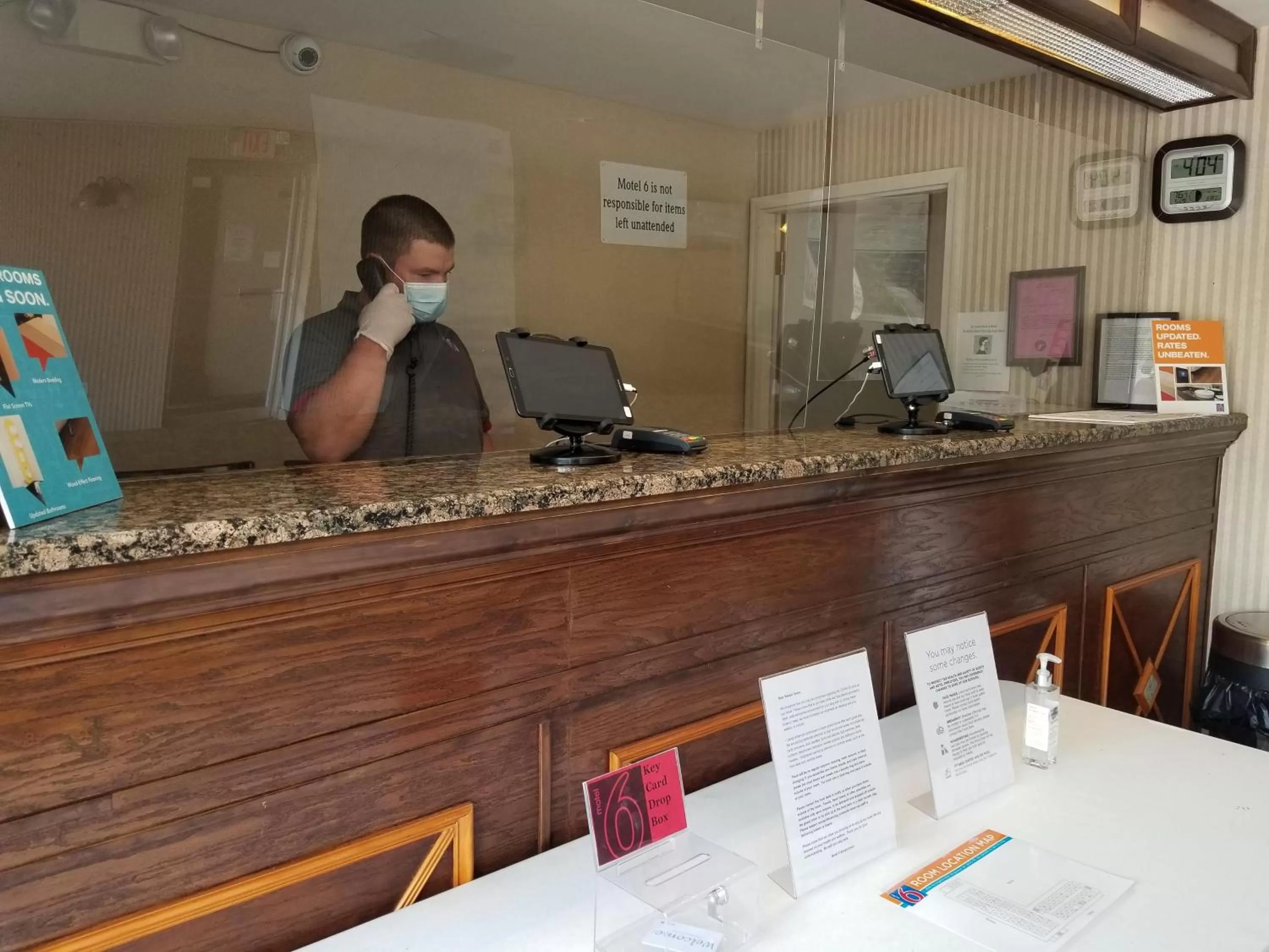 Staff in Motel 6 Morgantown