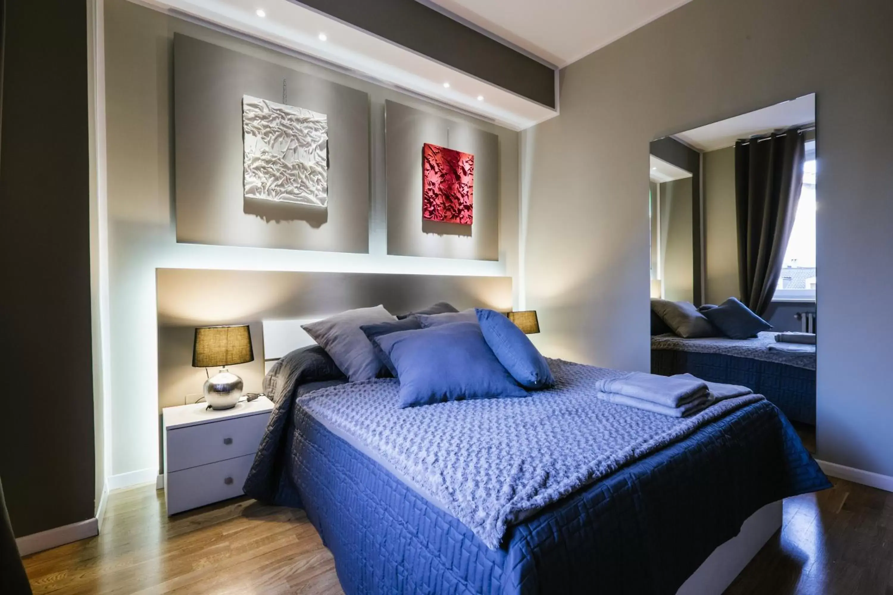 Bedroom, Bed in Apart Hotel Torino