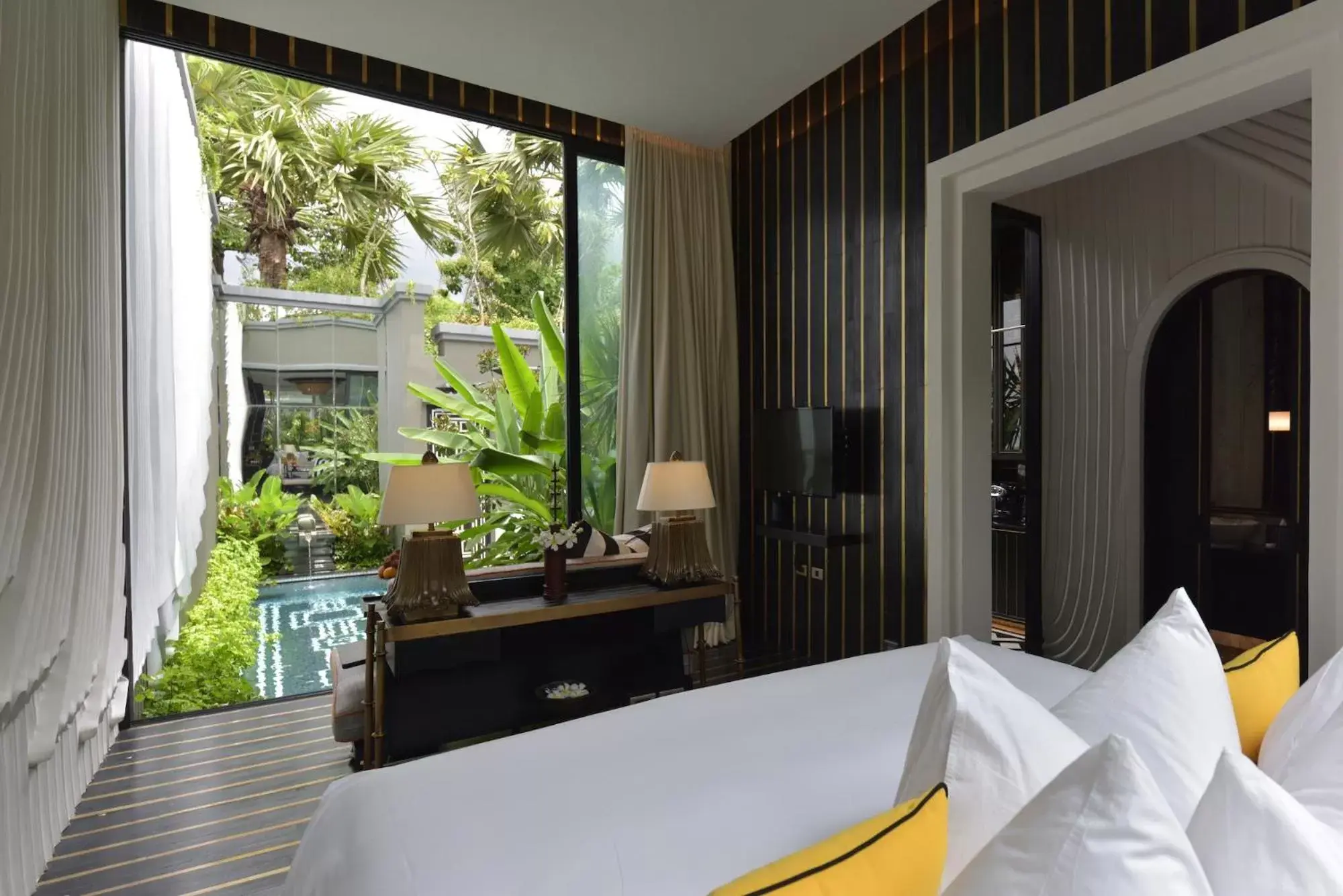 Bedroom, Bed in Shinta Mani Angkor & Bensley Collection Pool Villas