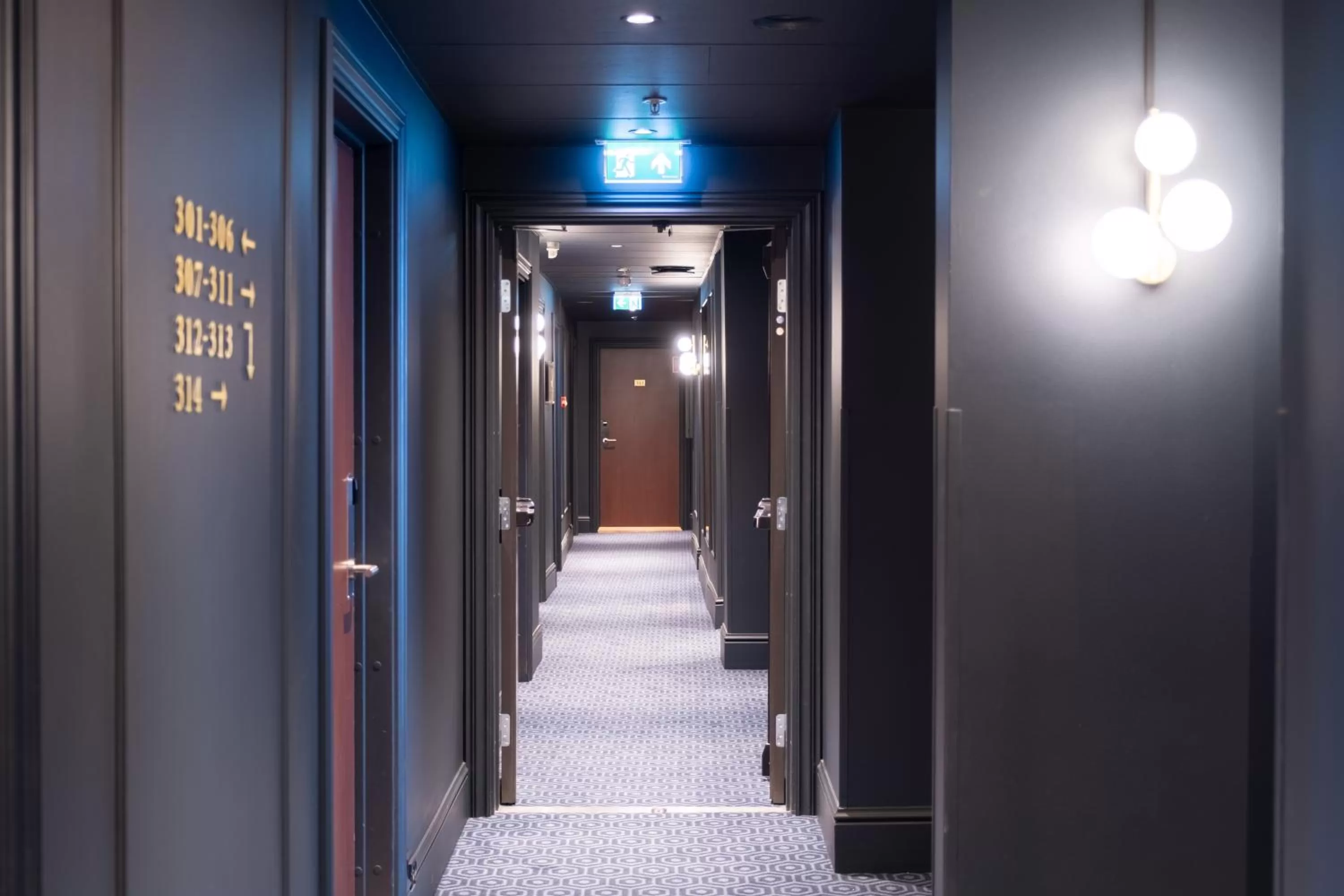 Decorative detail in The Villa