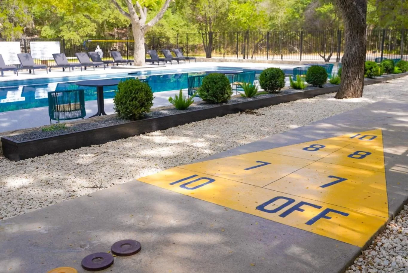 Game Room in Wimberley Inn & bar