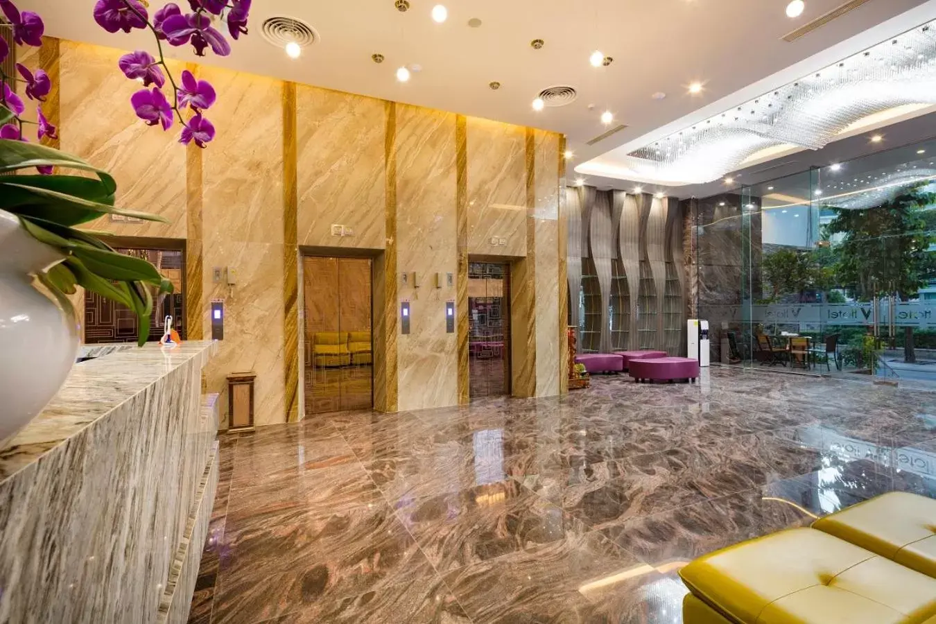 Shower, Lobby/Reception in V Hotel Nha Trang