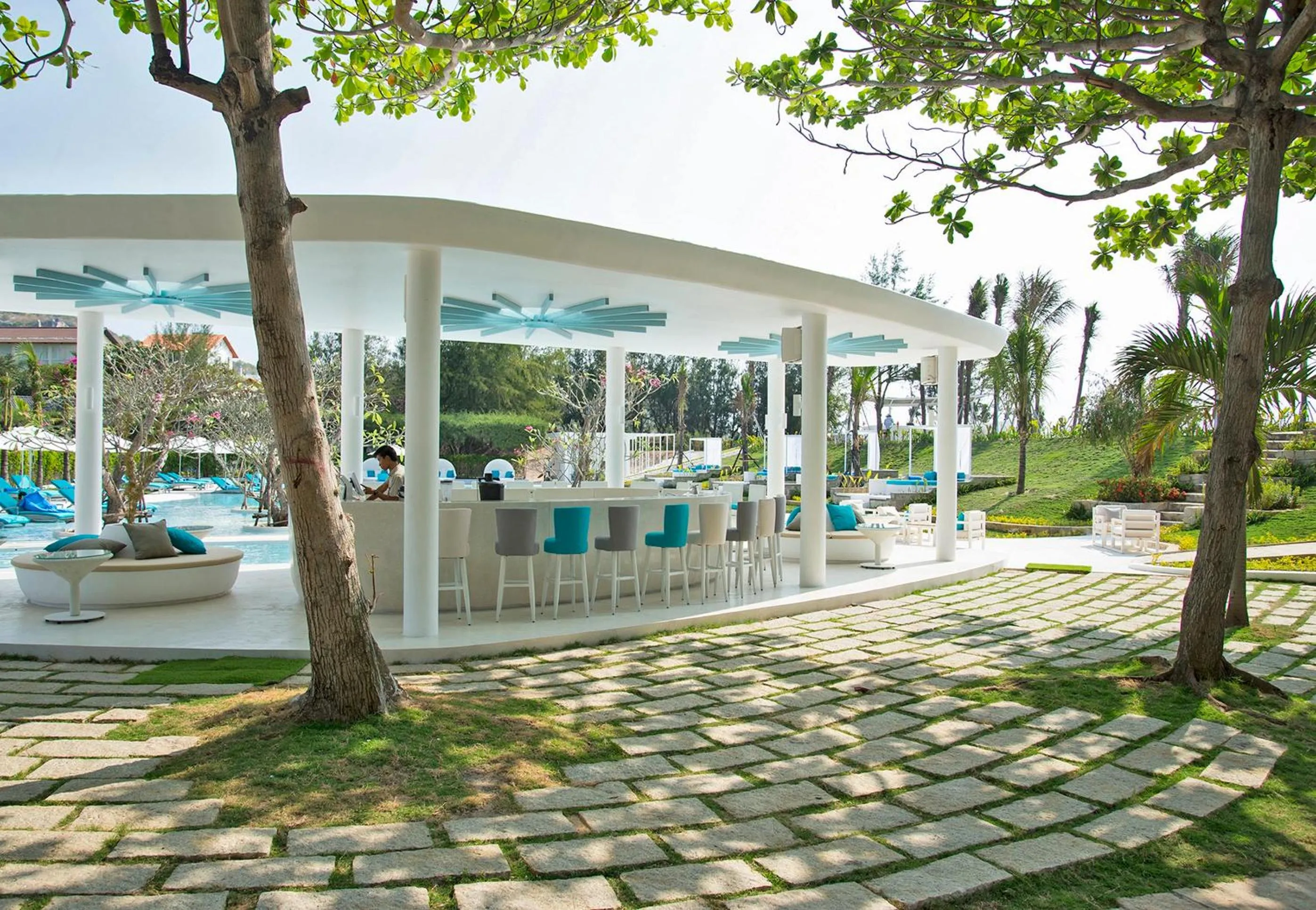 Lounge or bar in Fleur de Lys Resort & Spa Long Hai