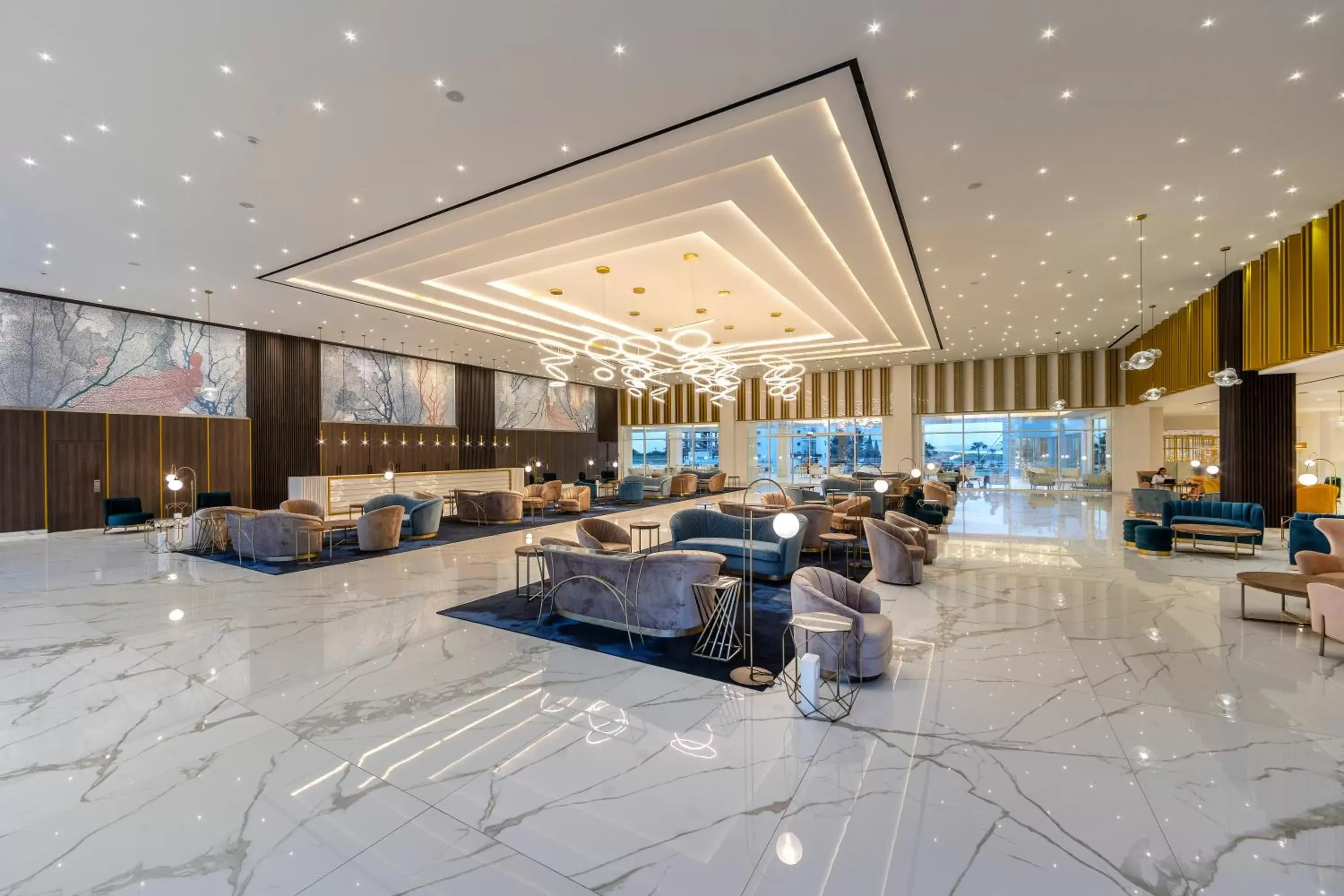 Lobby or reception in Chrysomare Beach Hotel & Resort