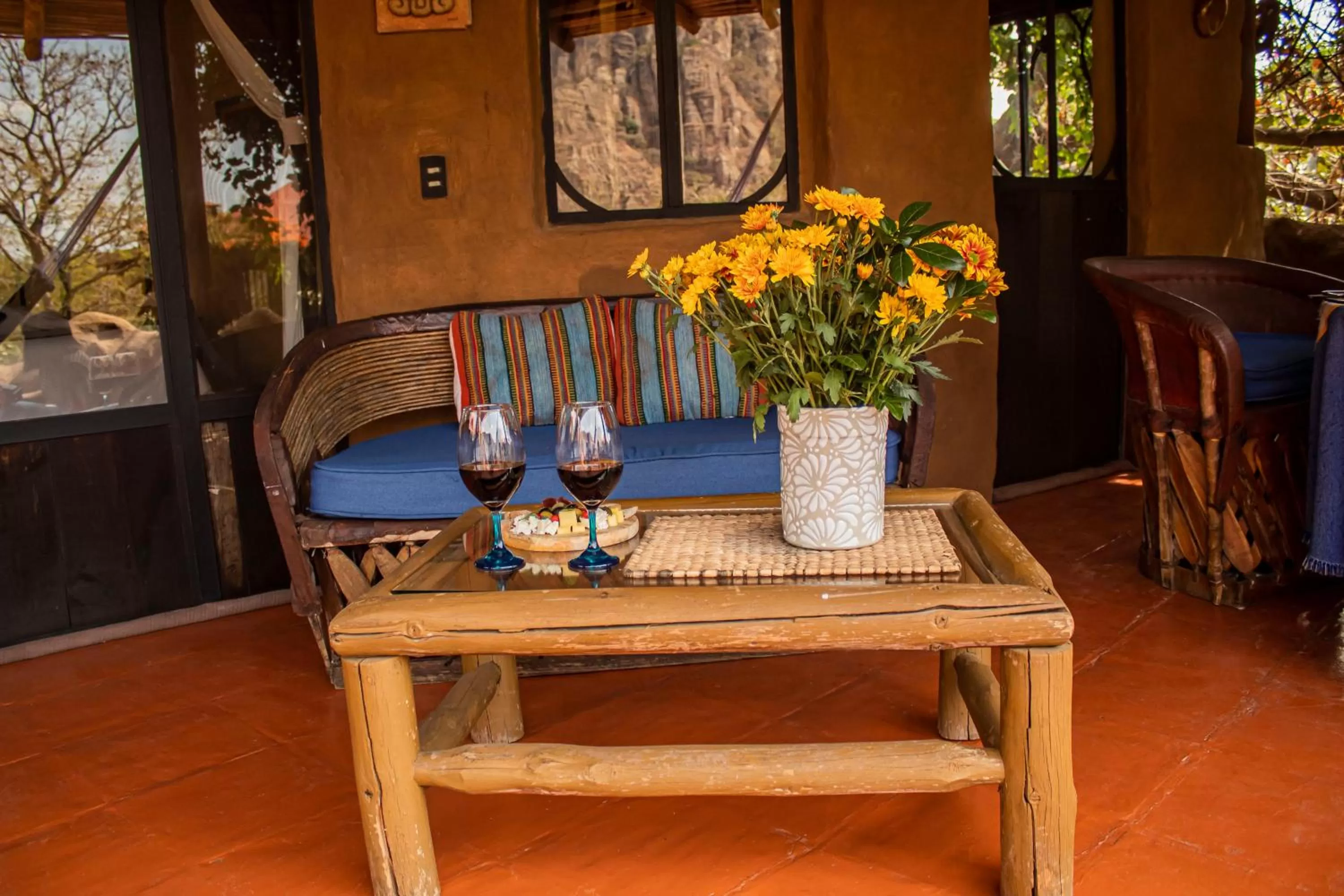 Lounge or bar in Valle Místico Hotel Boutique