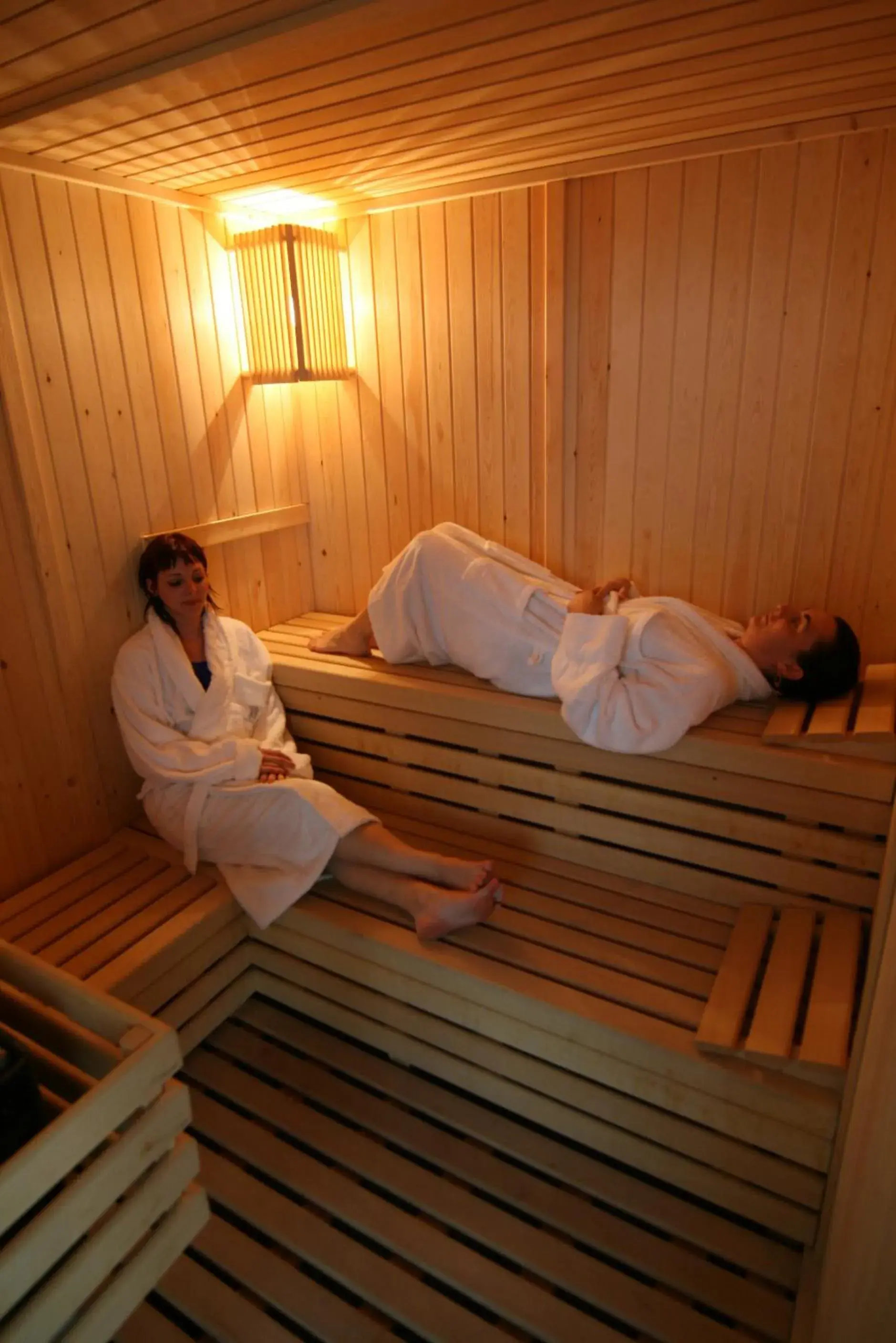Sauna, Guests in Agora Spa & Resort