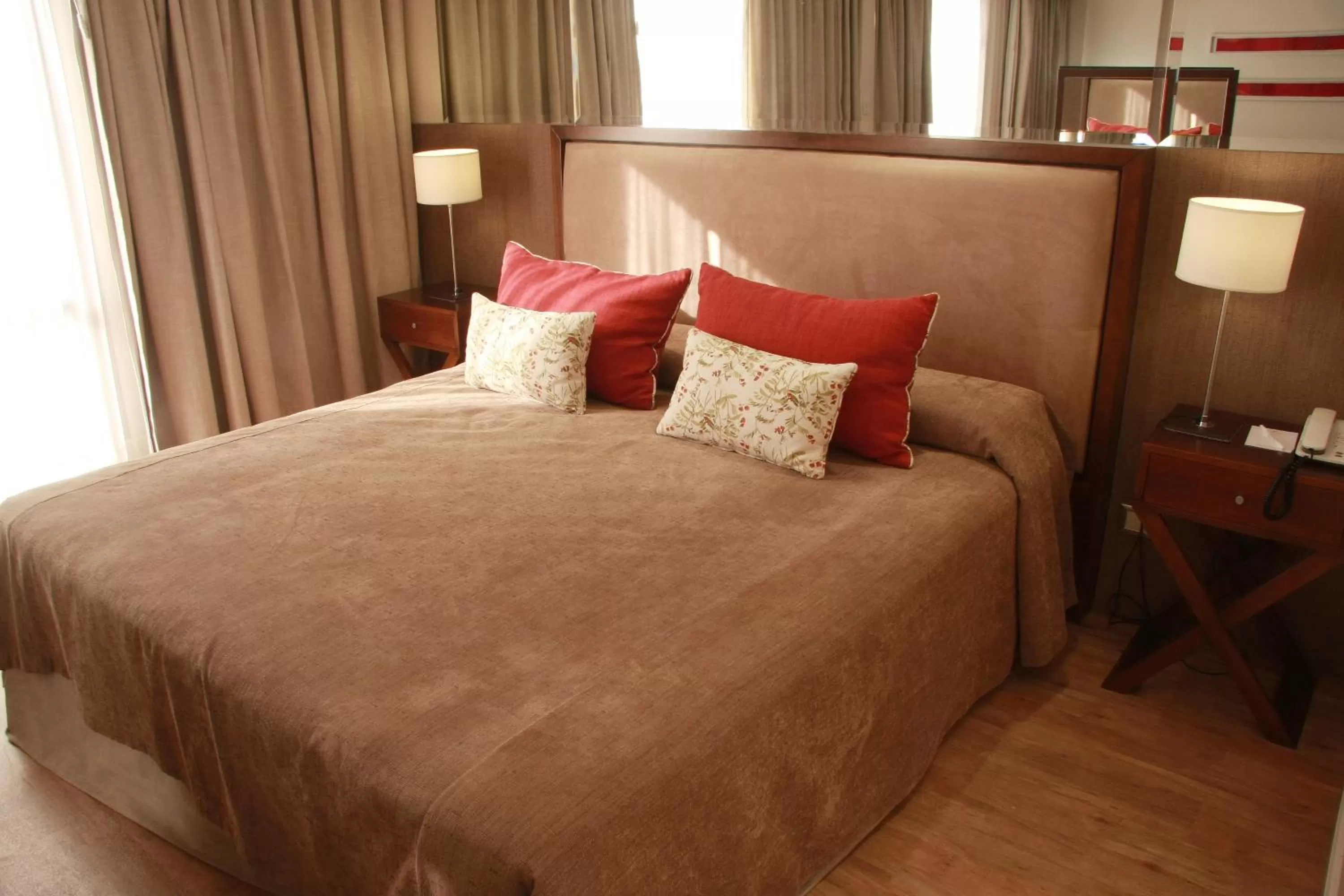 Bed in Grand King Hotel