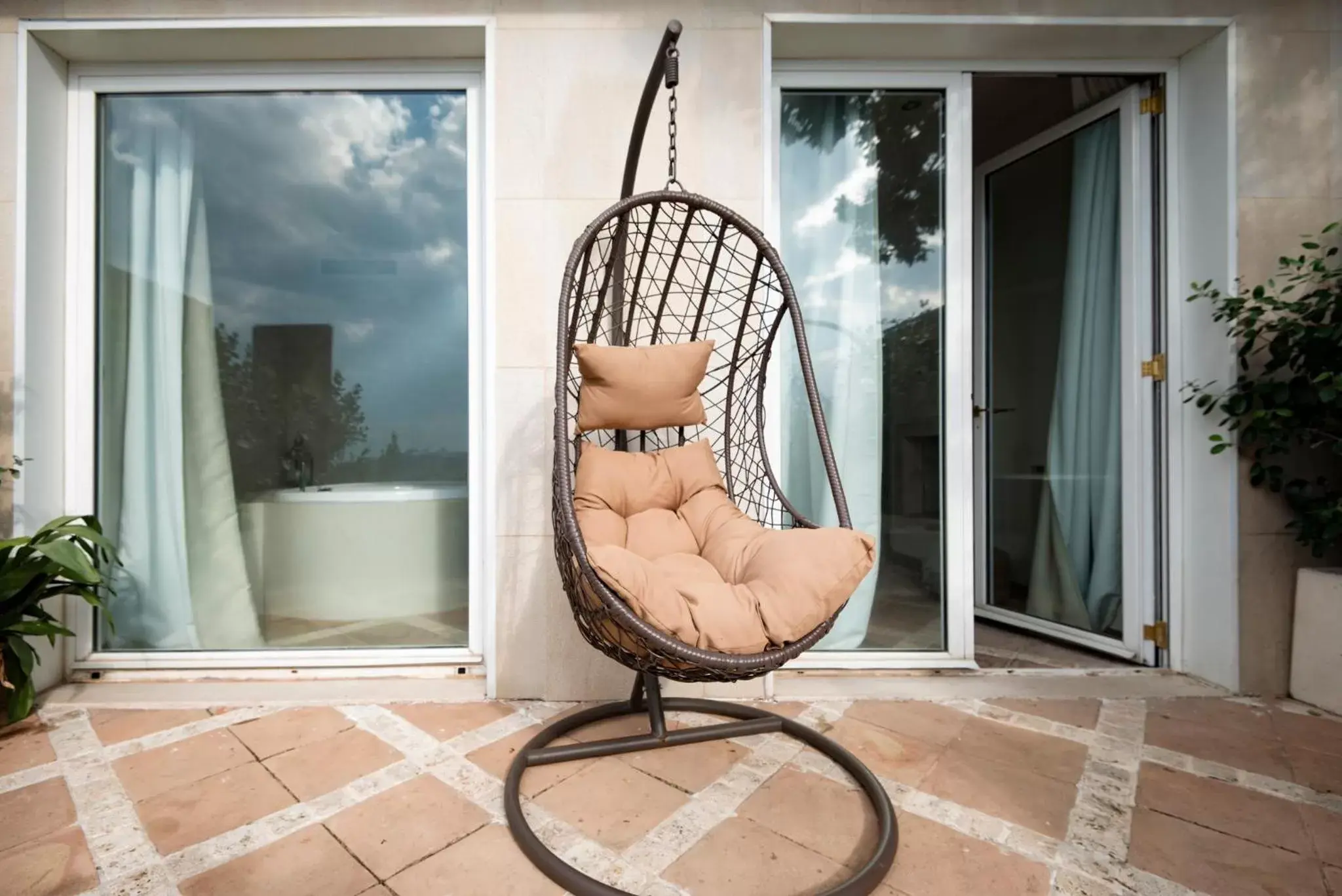 Patio, Seating Area in La Locanda Del Pontefice - Luxury Country House