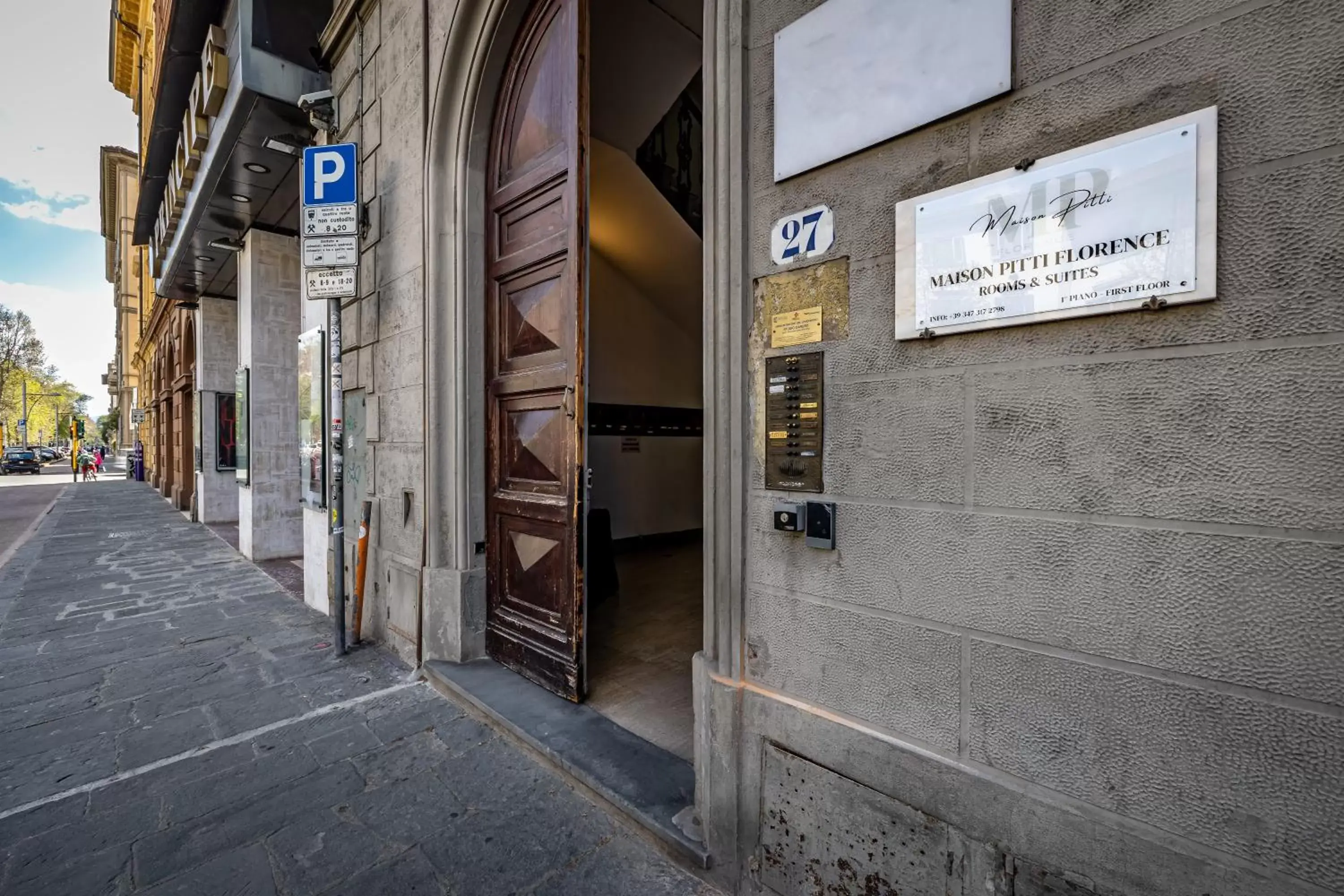 Facade/entrance, Property Logo/Sign in Maison Pitti Florence