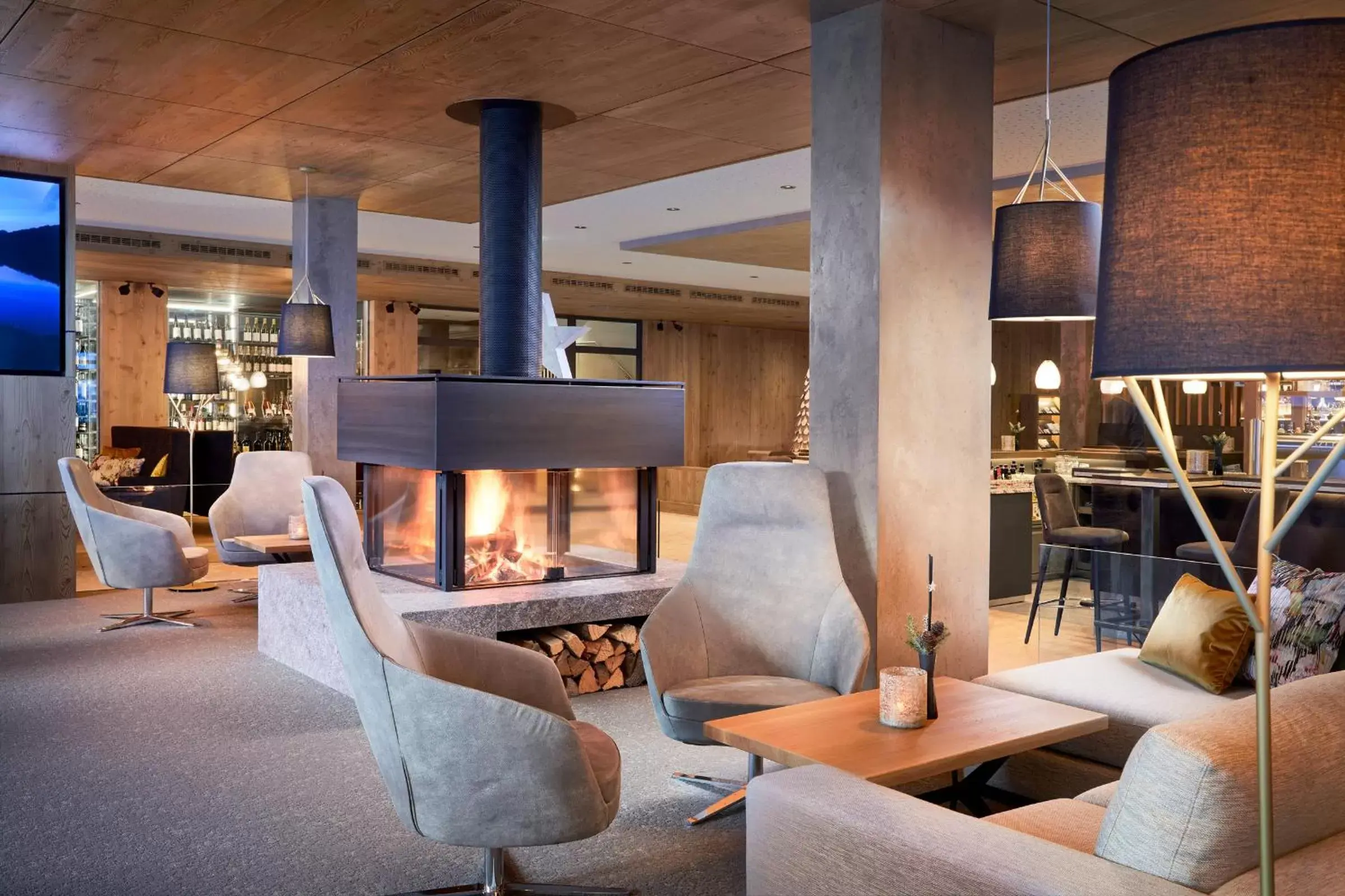 Lounge or bar in Zugspitz Resort