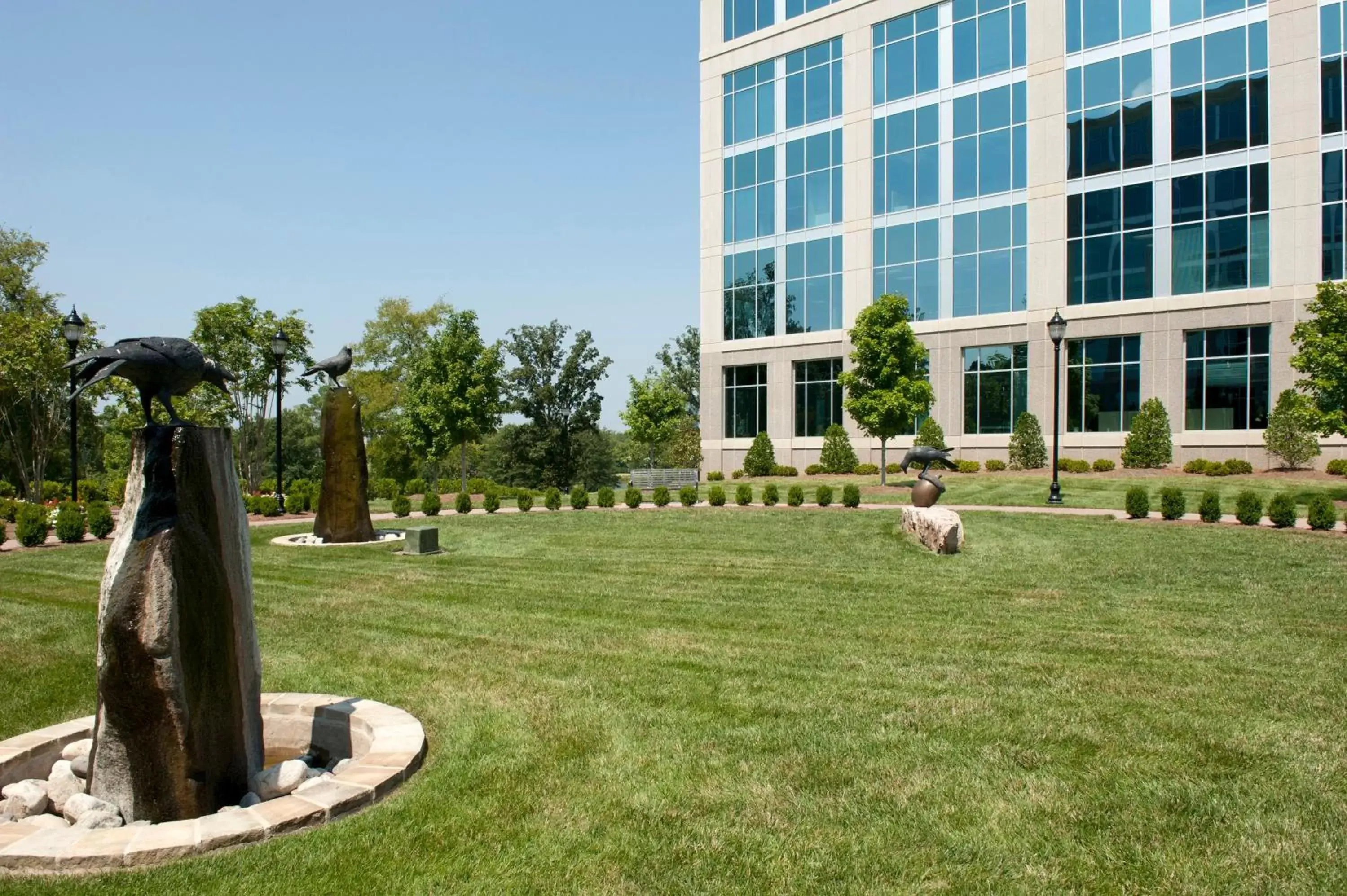 Fitness centre/facilities, Garden in Staybridge Suites - Charlotte Ballantyne, an IHG Hotel