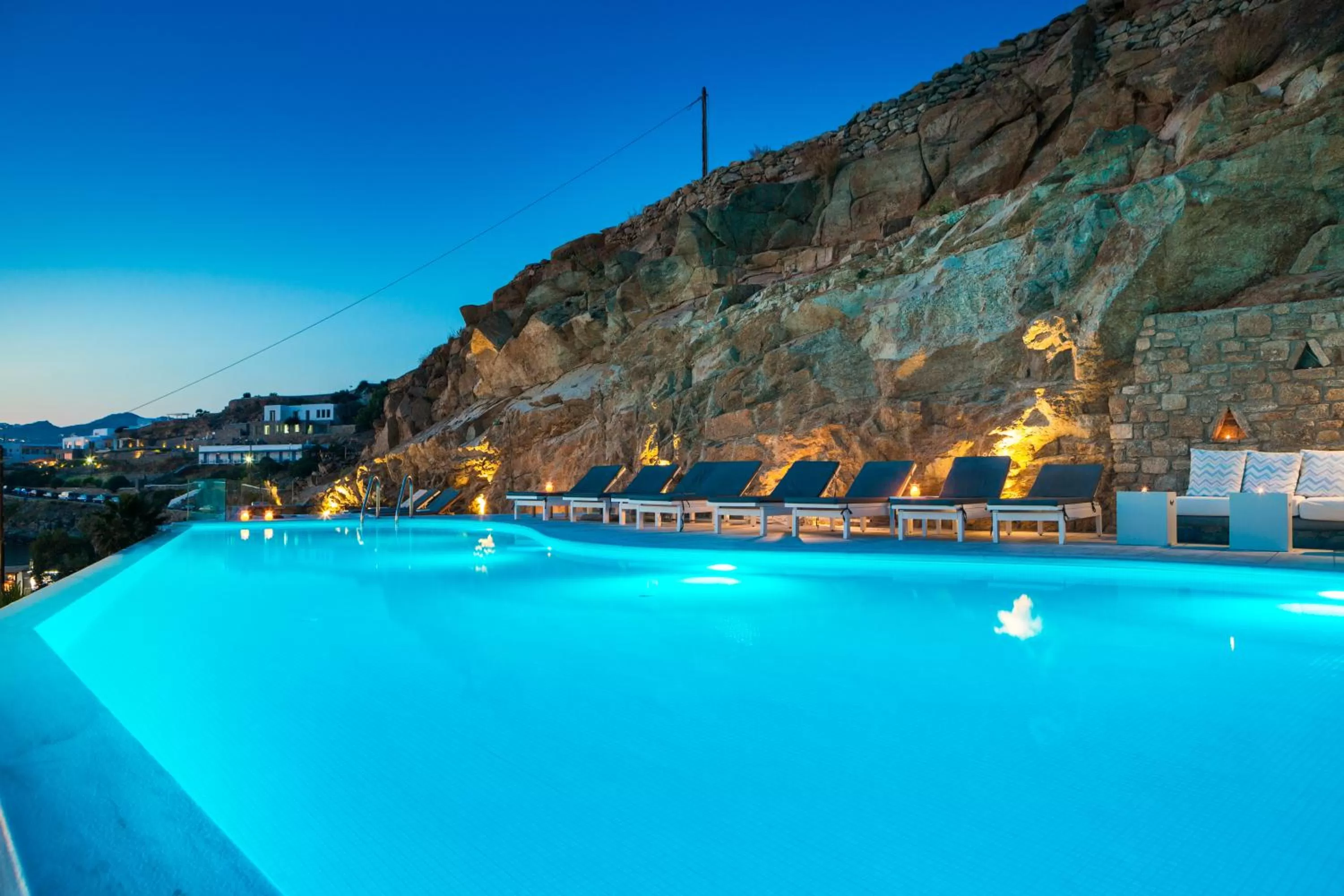 Swimming pool in Mykonos Beach Hotel