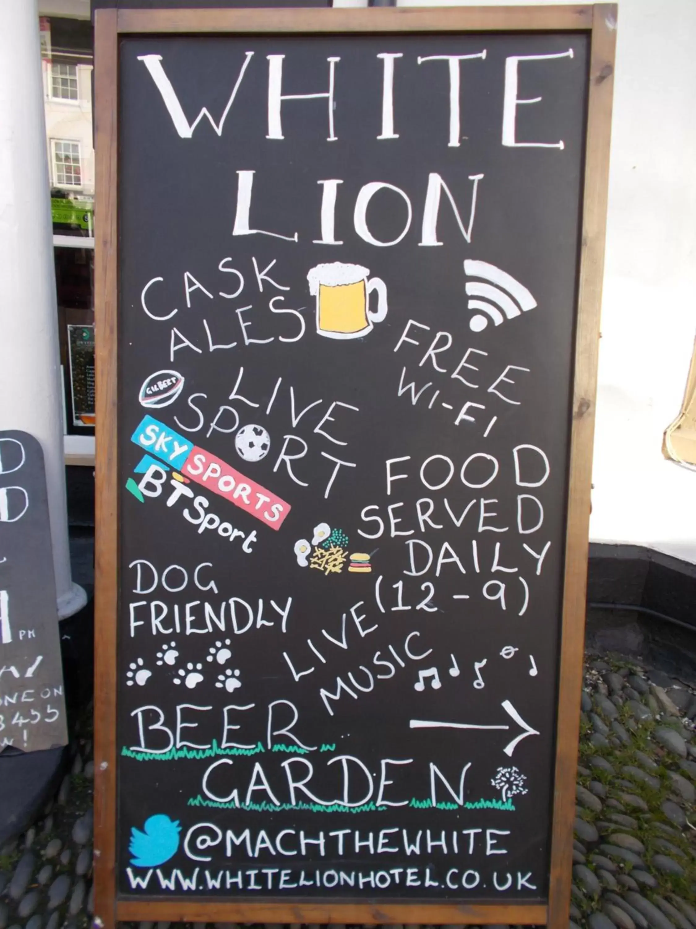 Property logo or sign in The White Lion Hotel