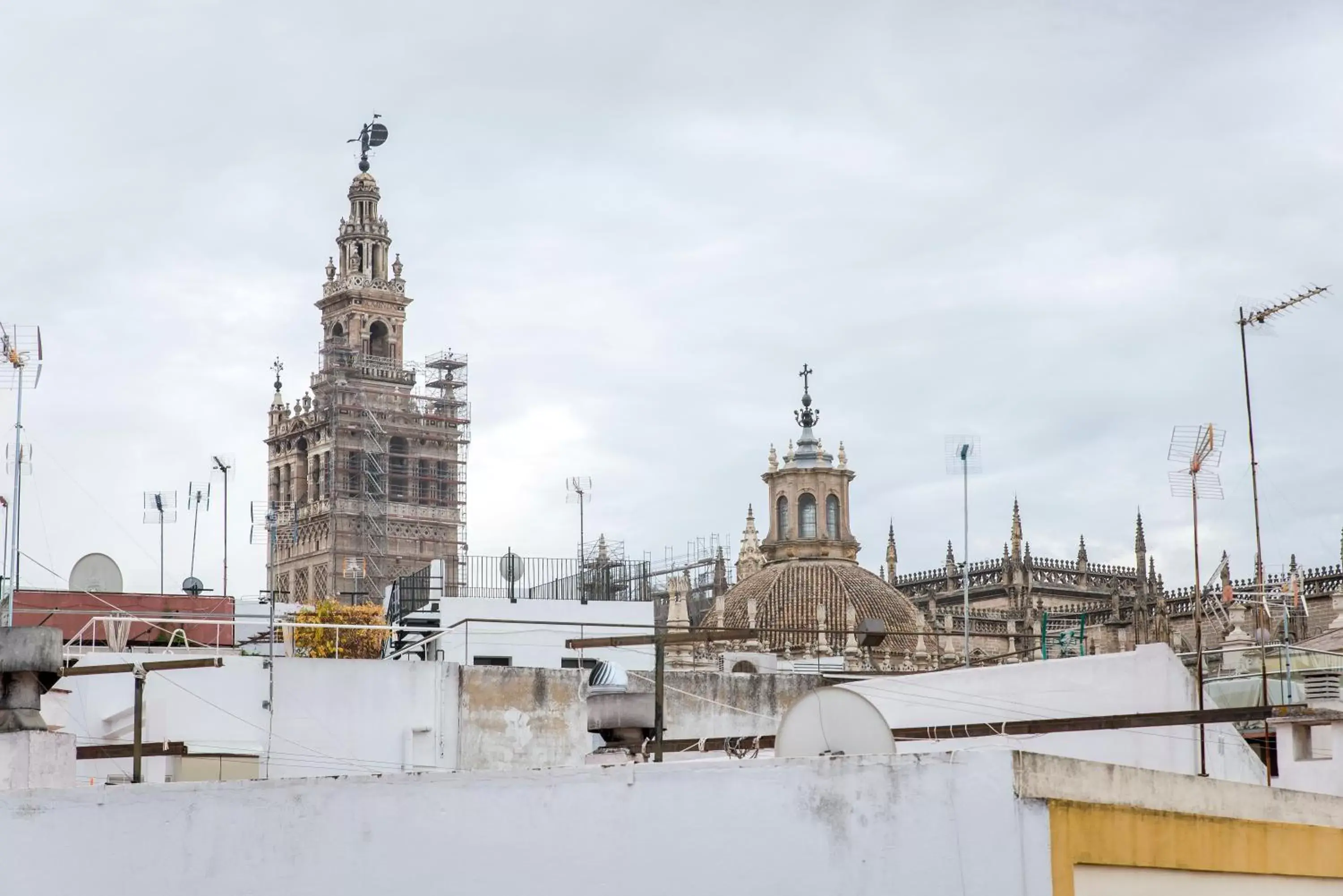 City view in Petit Palace Marques Santa Ana