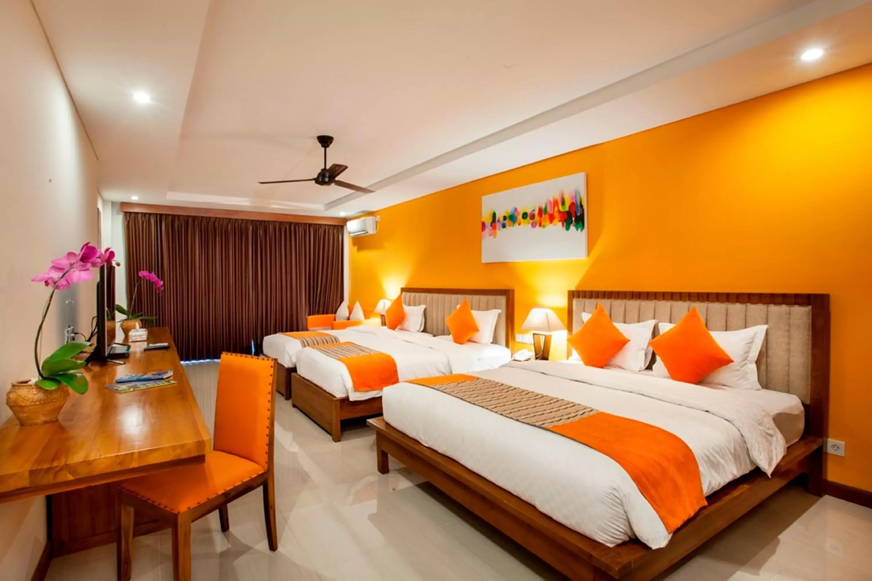 Bedroom, Bed in Abian Harmony Hotel