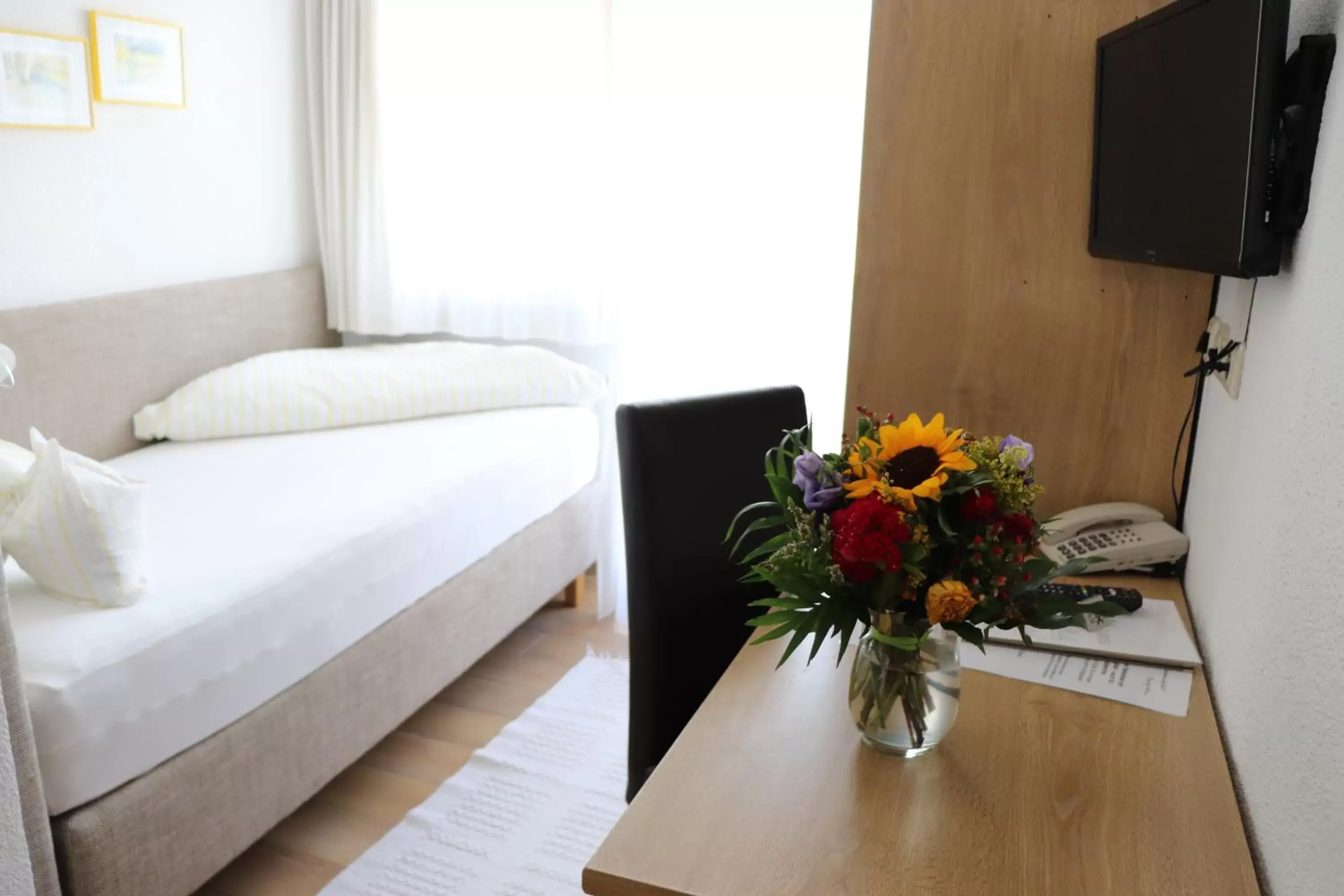Single Room with Balcony - single occupancy in Hotel Theresia Garni Single Room with Balcony - single occupancy in Hotel Theresia Garni