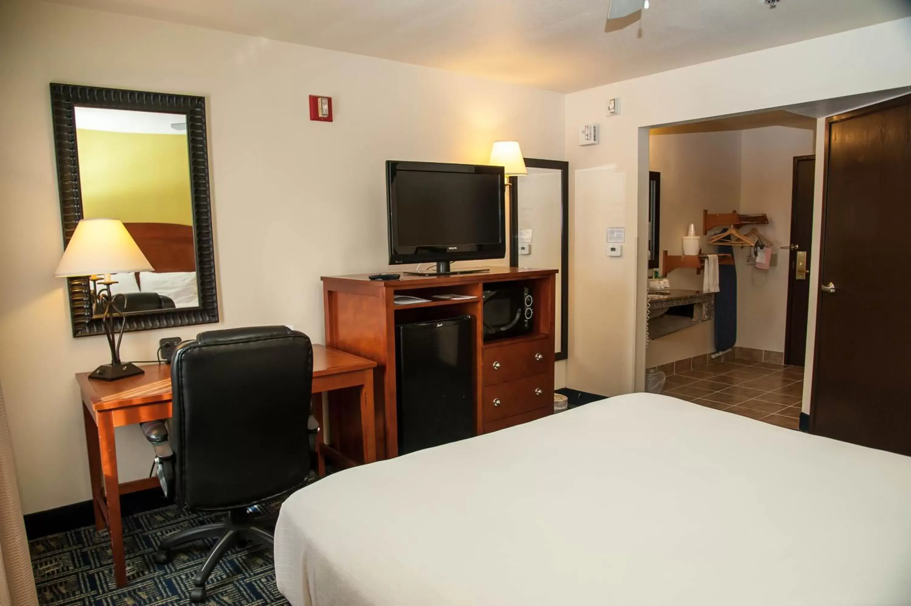 Bedroom, TV/Entertainment Center in Holiday Inn Express Tucson-Airport, an IHG Hotel