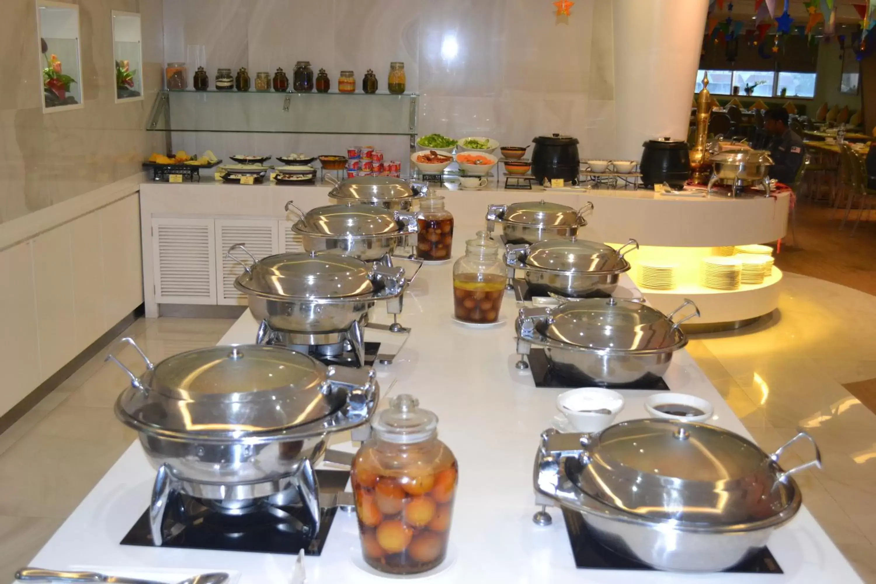 Buffet breakfast in Ramada Abu Dhabi Corniche