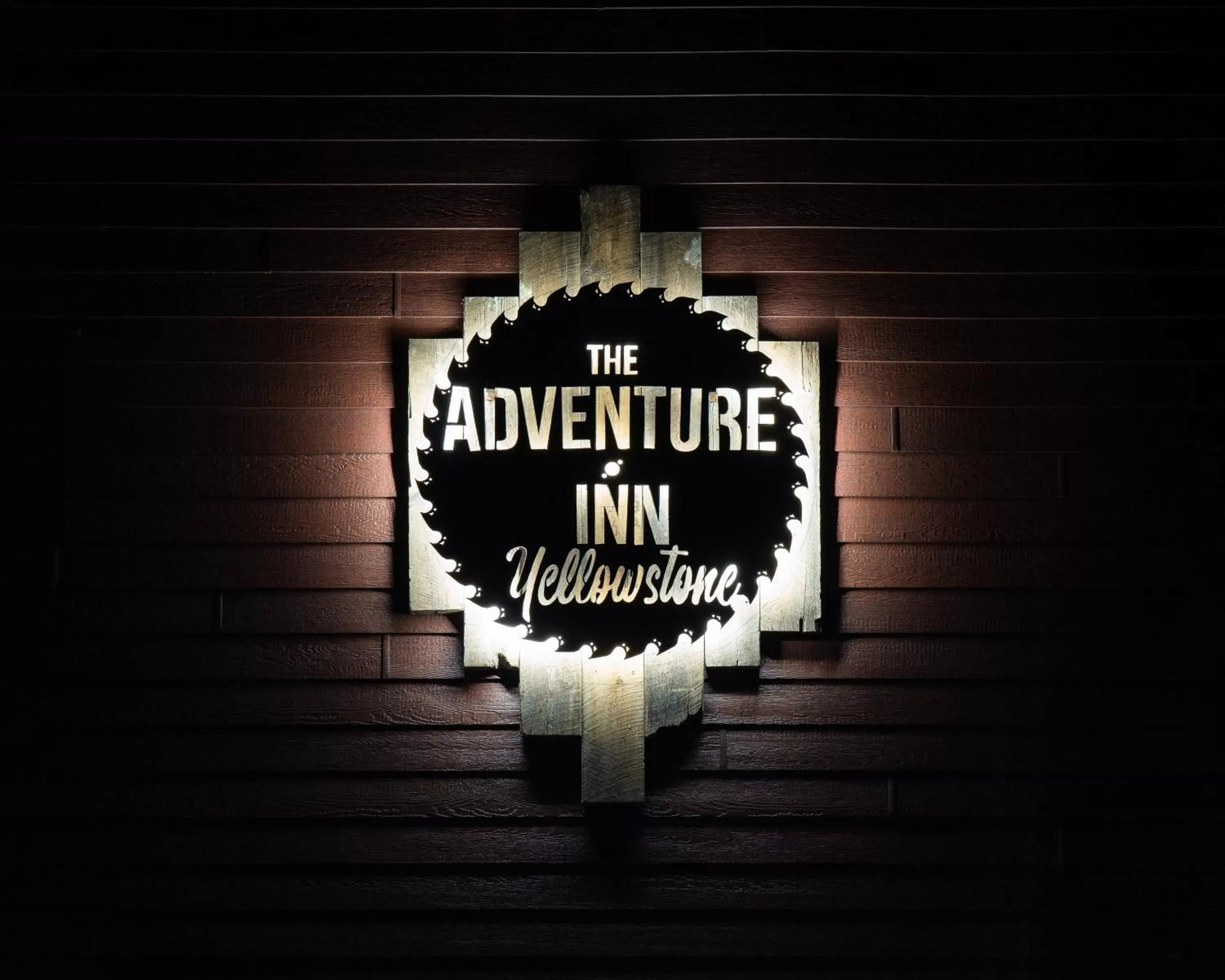 Property logo or sign in The Adventure Inn Yellowstone