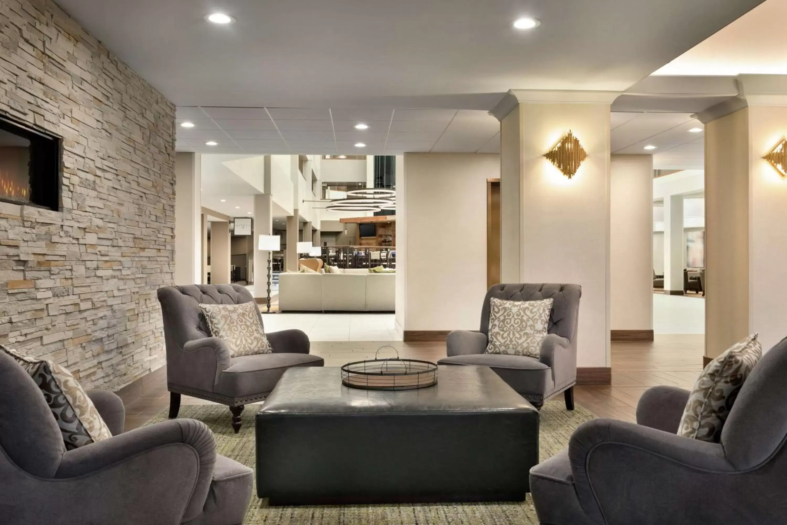 Lobby or reception, Seating Area in Embassy Suites by Hilton Milwaukee Brookfield