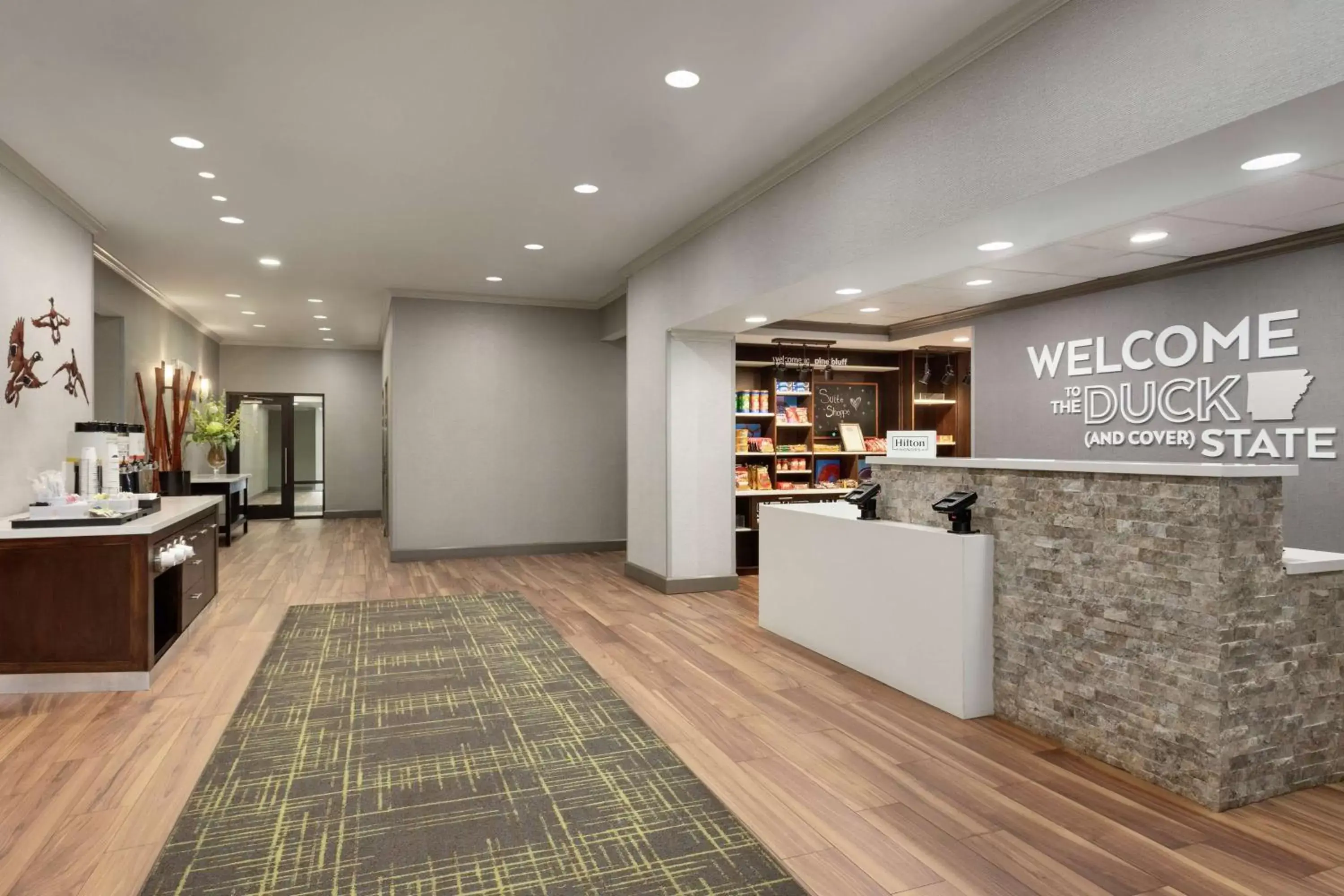 Lobby or reception in Hampton Inn & Suites Pine Bluff Lobby or reception in Hampton Inn & Suites Pine Bluff