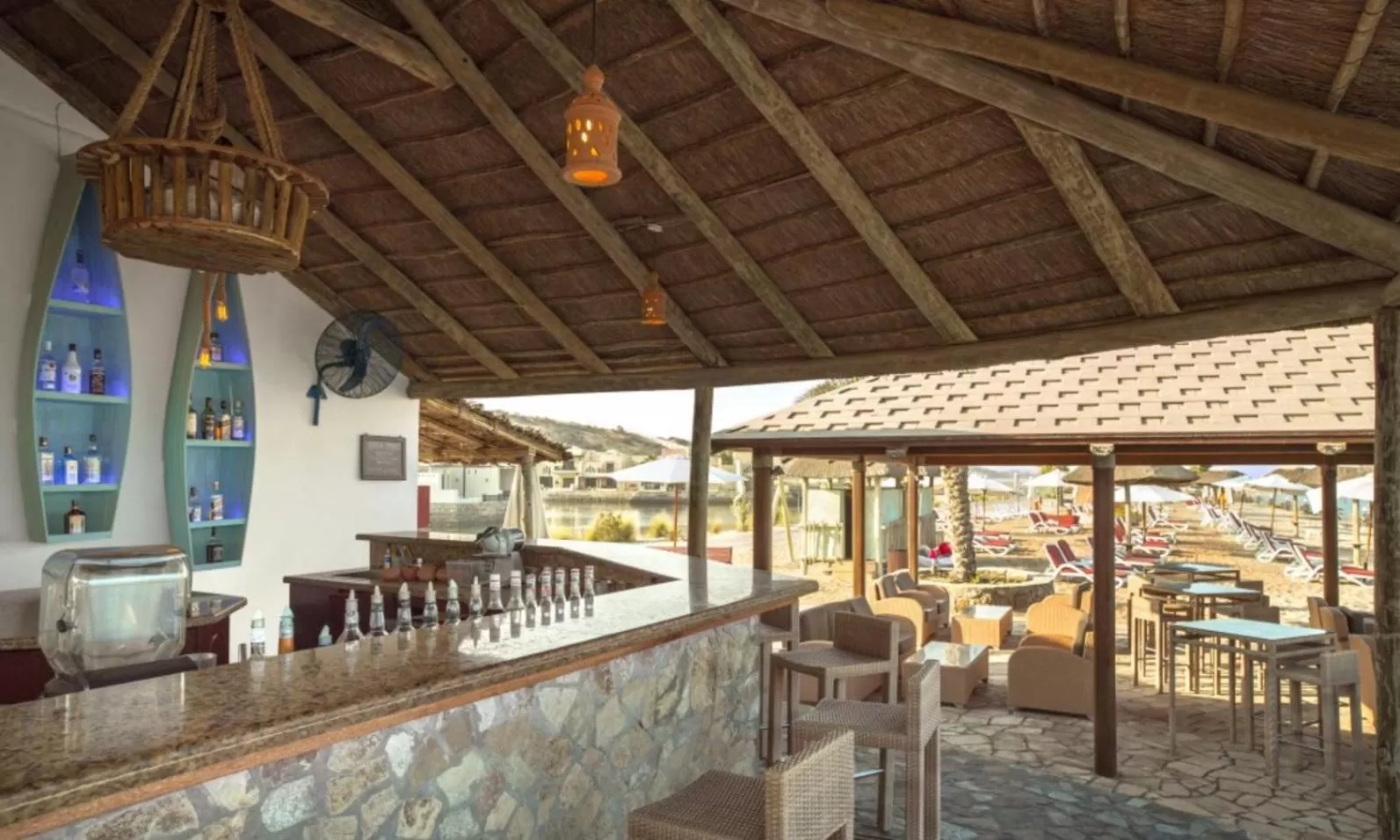 Restaurant/Places to Eat in Peaceful Private Villa at Five Star Beach Resort