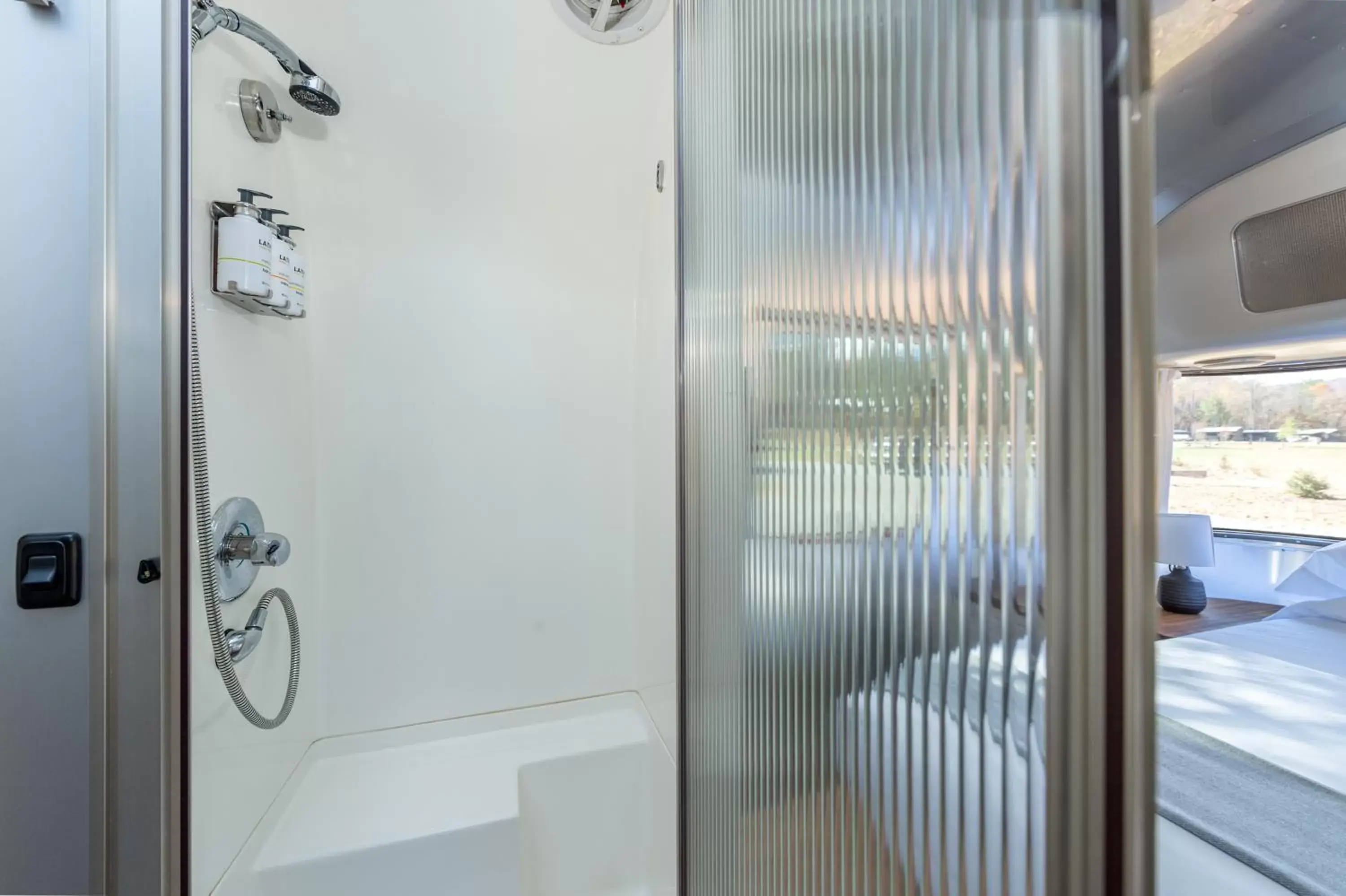 Shower, Bathroom in Asheville River Cabins