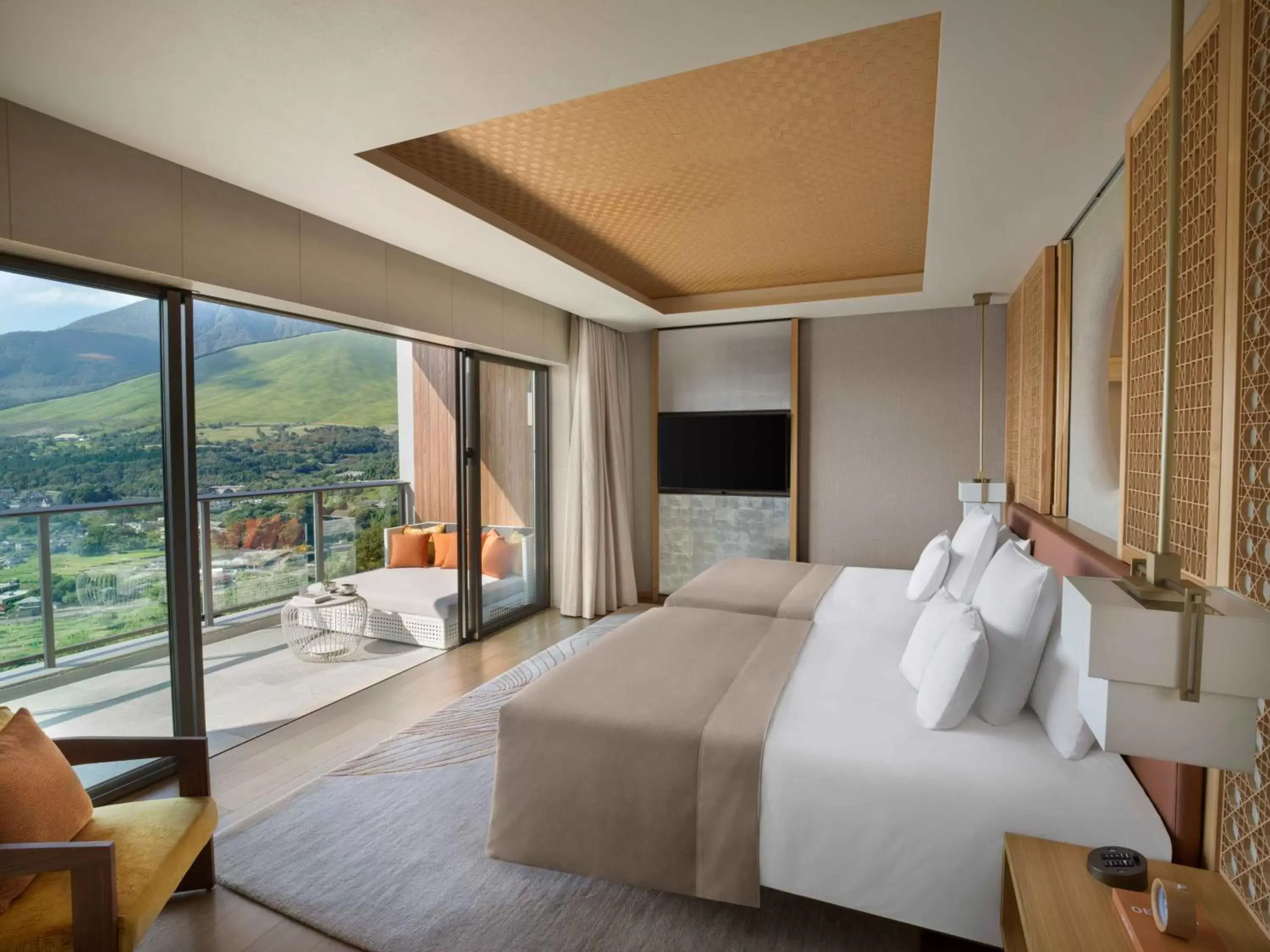 Photo of the whole room, Bed in ANA InterContinental Beppu Resort & Spa, an IHG Hotel