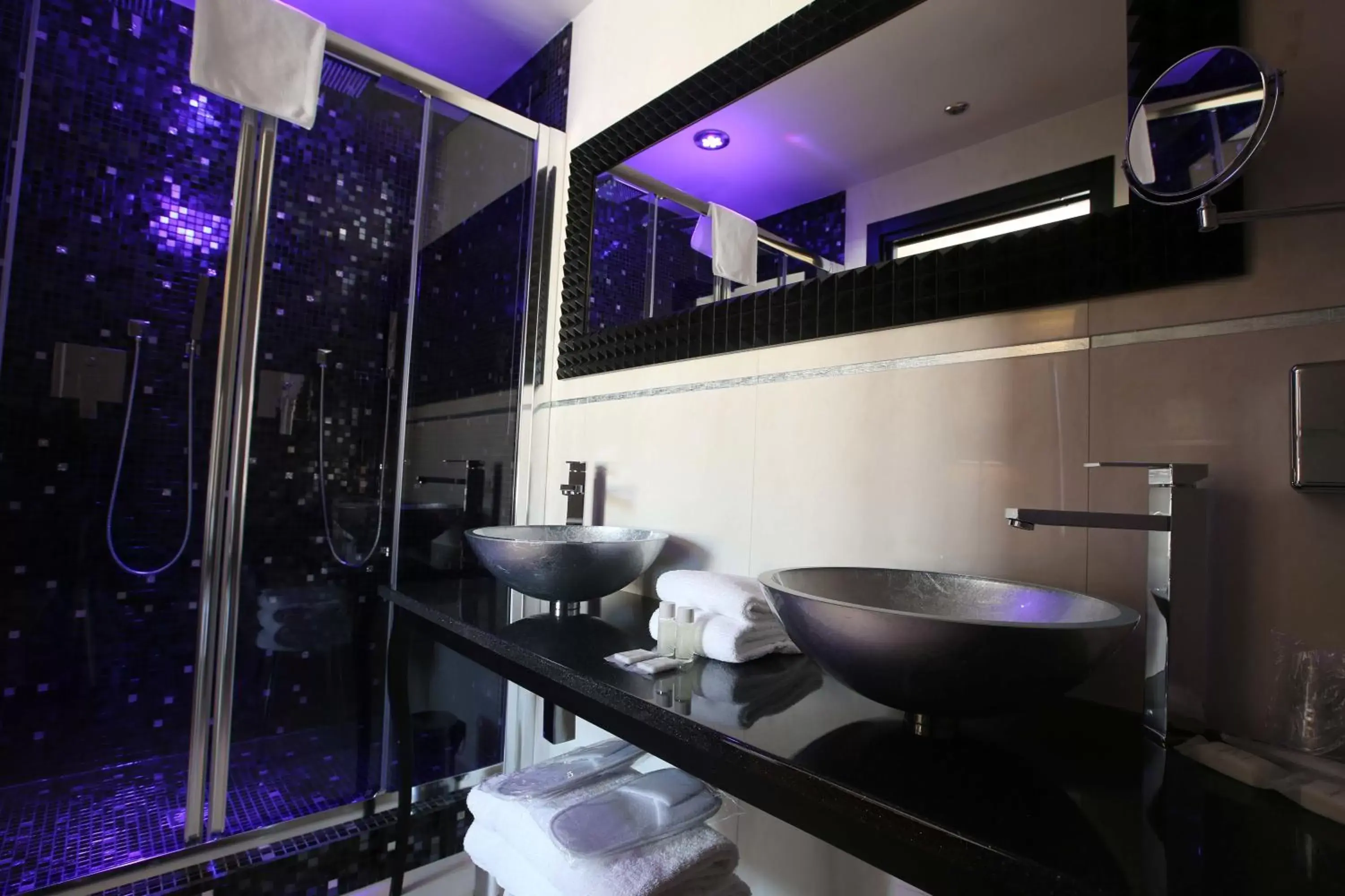 Shower, Bathroom in Hotel Milano & SPA***S