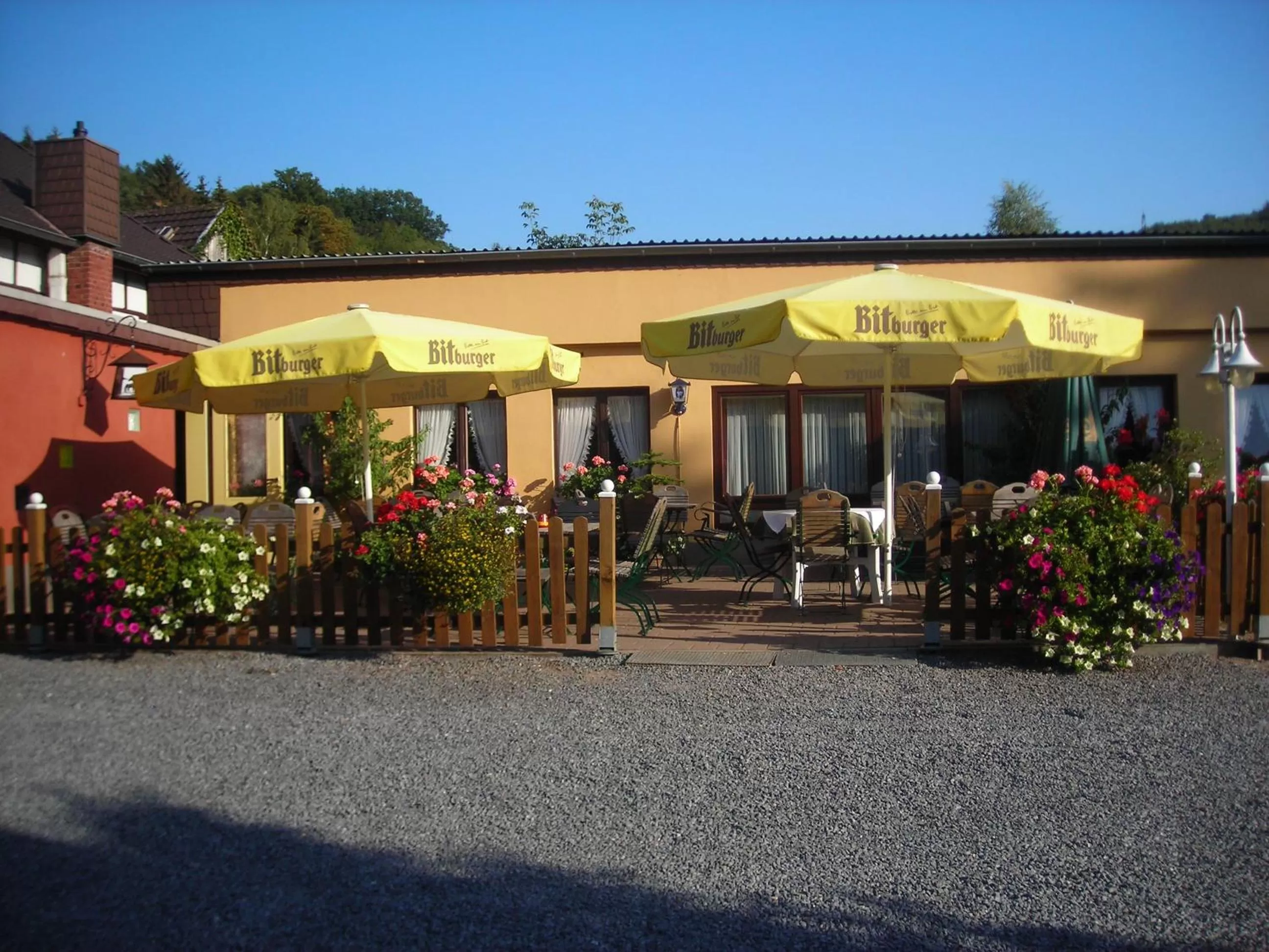 Patio in Hotel Haus Mühlbach